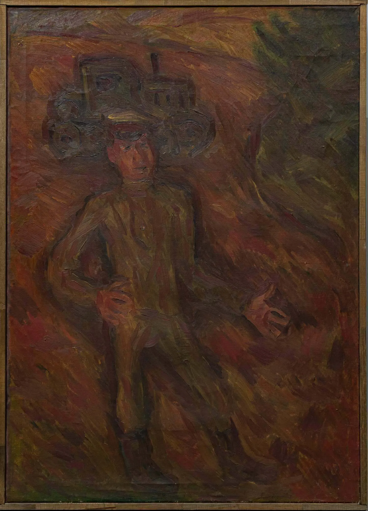 Иванов Юрий Петрович. Тракторист. 1970-е годы.