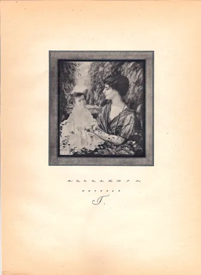 Чехонин Сергей Васильевич. Миниатюра. Портрет «Г». 1924.