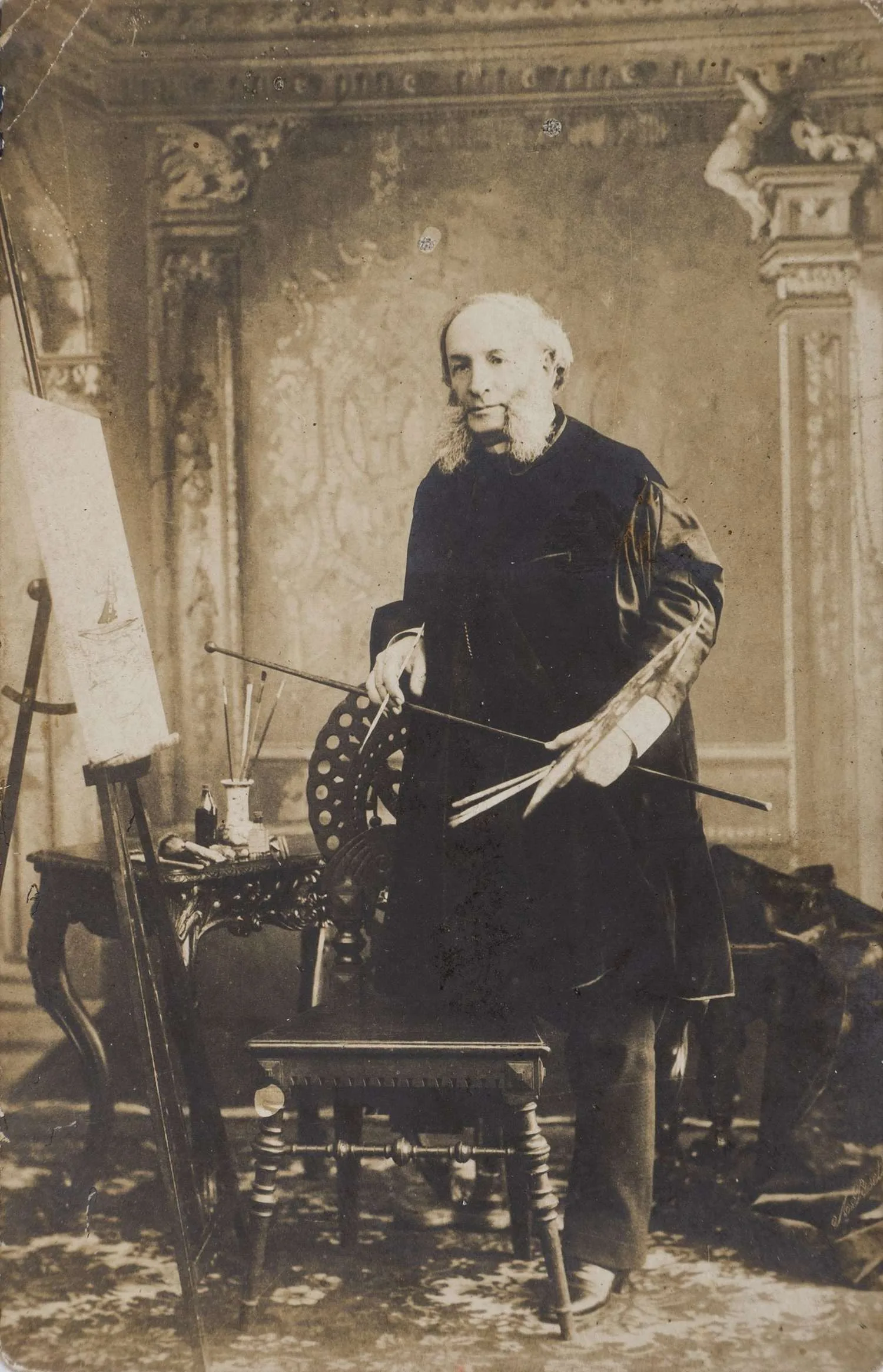Фотография (на бланке открытки) «Иван Константинович Айвазовский». Нач. XX века.