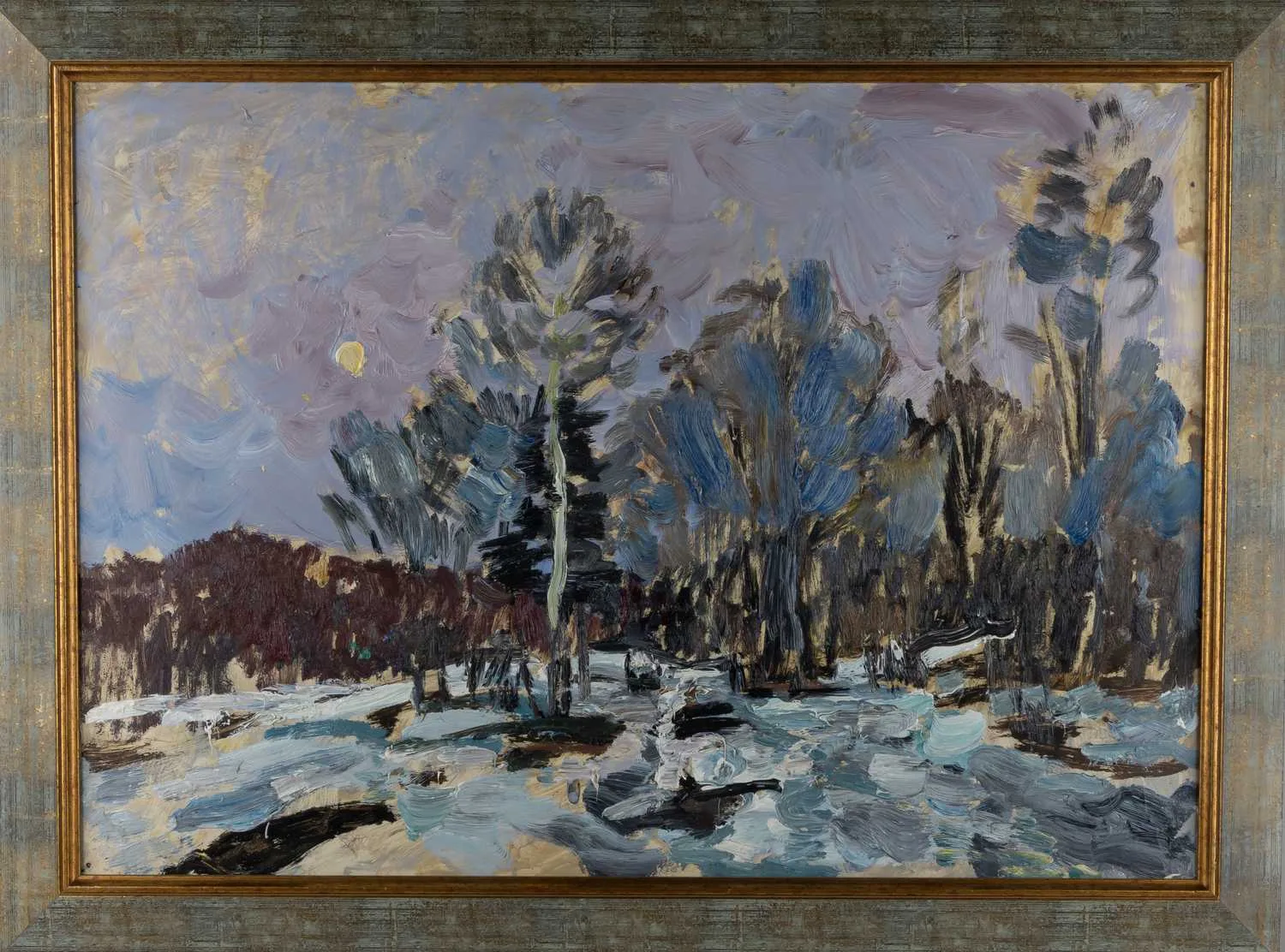 Комиссаров Иван Еремеевич. Поздняя осень. Вечер. 1970-е годы.