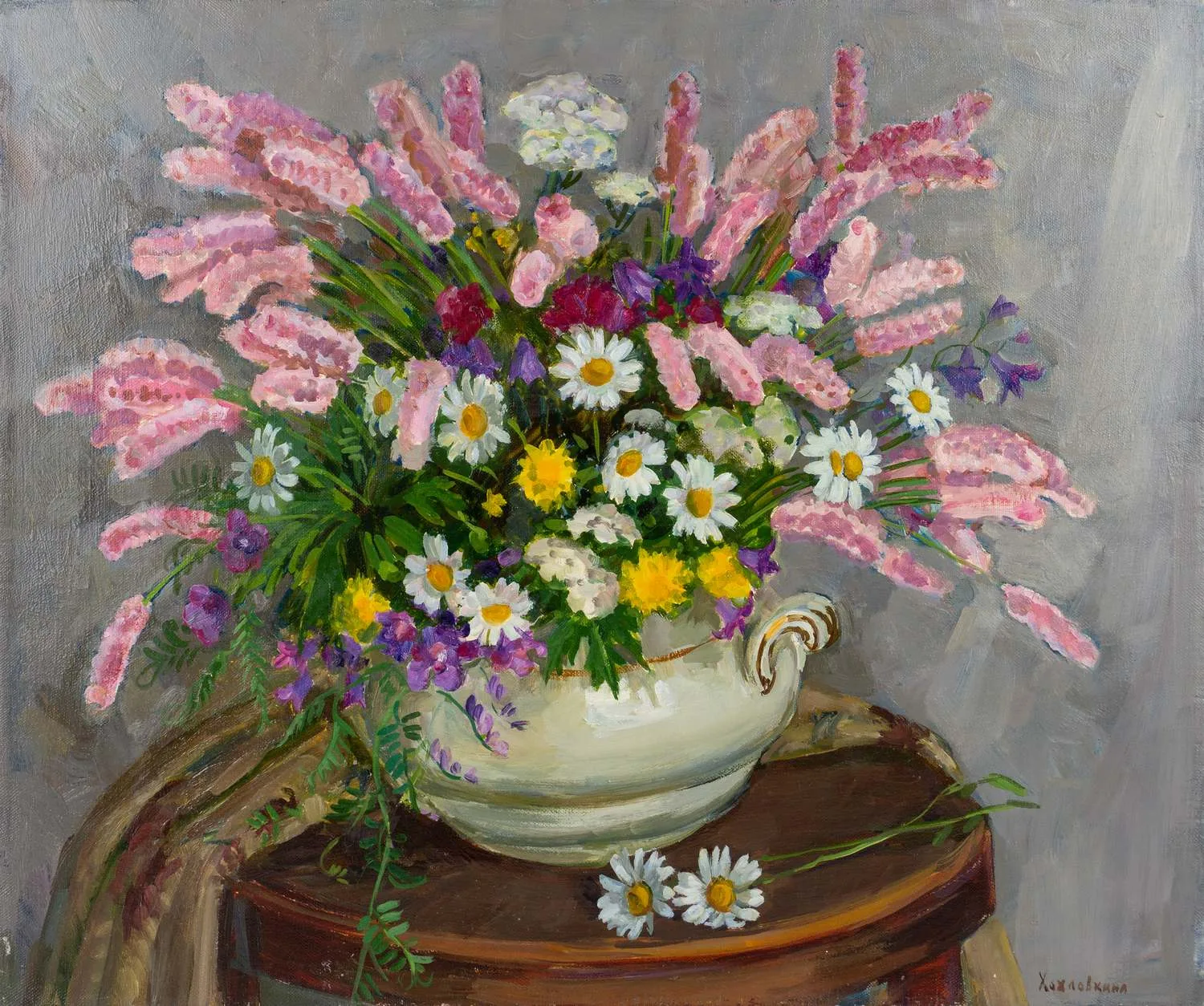 Хохловкина Эльза Давидовна. Цветы луговые. 2012.