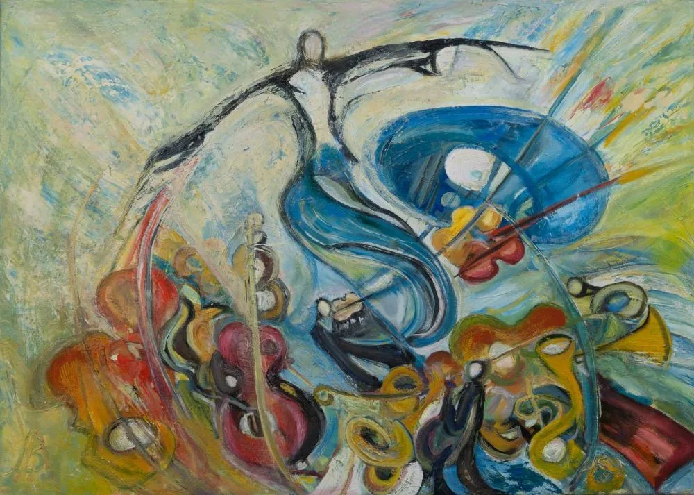 Неизвестный художник (Инициалы ЛЗ). Музыкальная композиция. 2000-е годы.