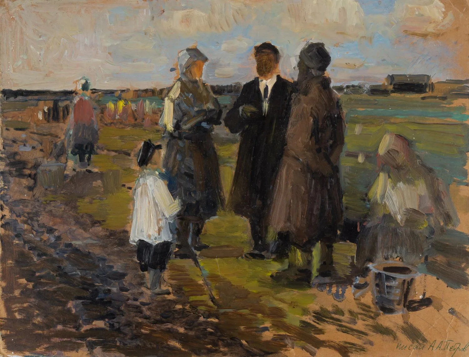 Петров Алексей Александрович. Ленин среди крестьян. 1940-е - 1950-е годы.