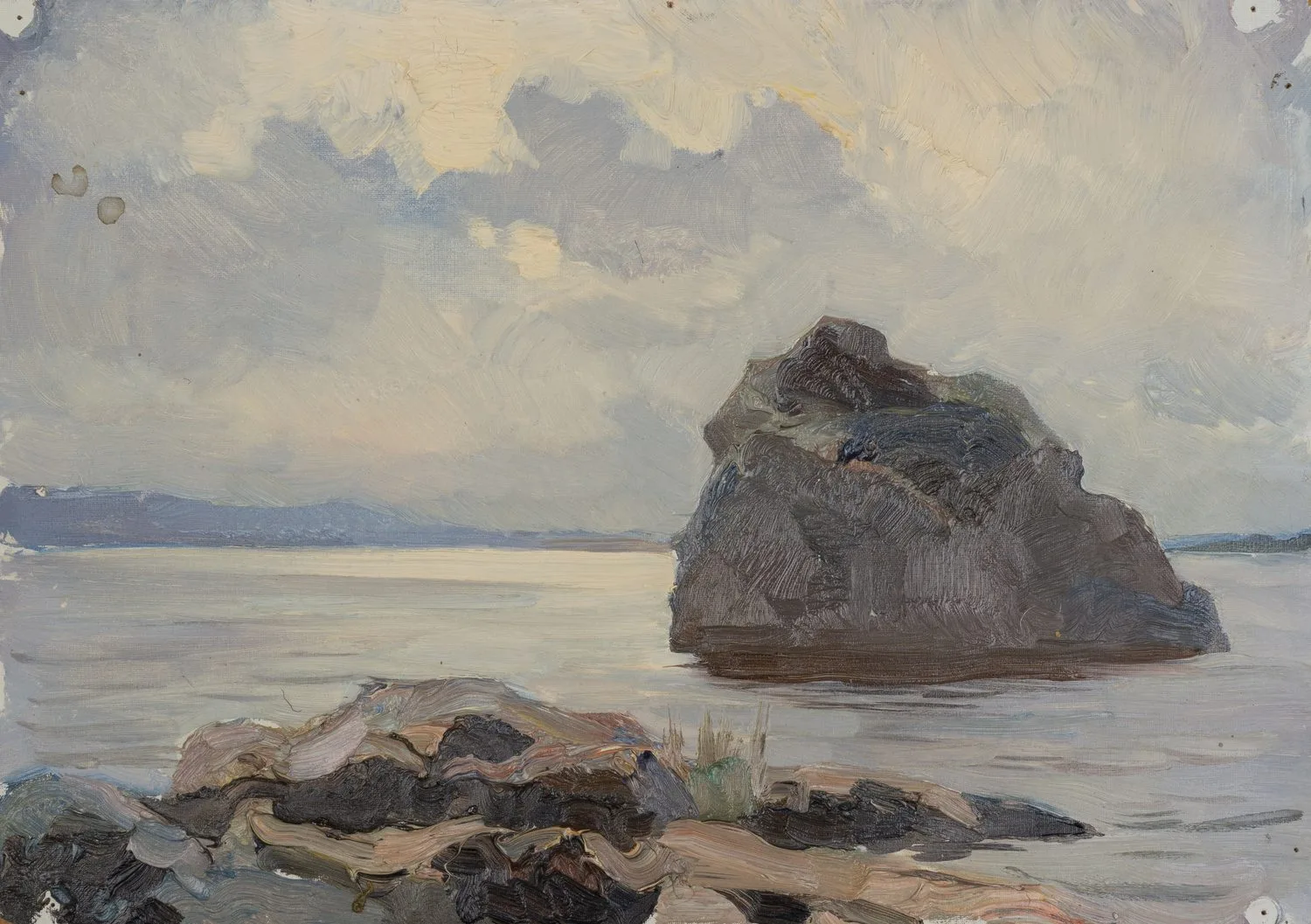 Чехов Сергей Сергеевич. На Ладоге. 1957.