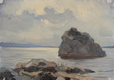 Чехов Сергей Сергеевич. На Ладоге. 1957.