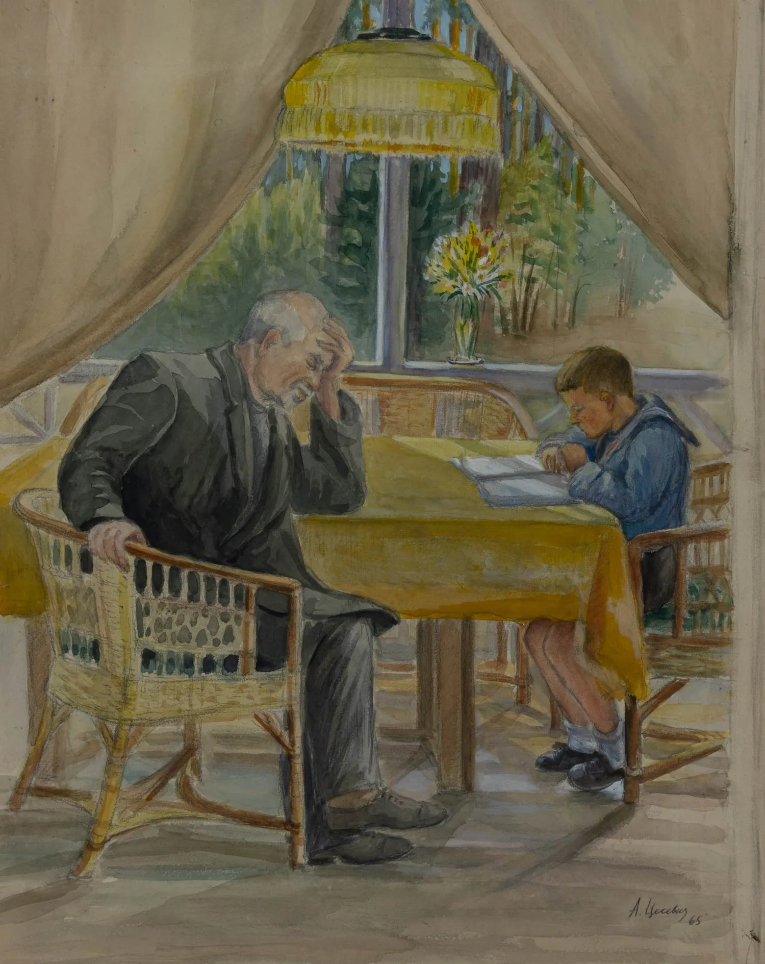 Цесевич Александр Платонович. Уроки. 1965.