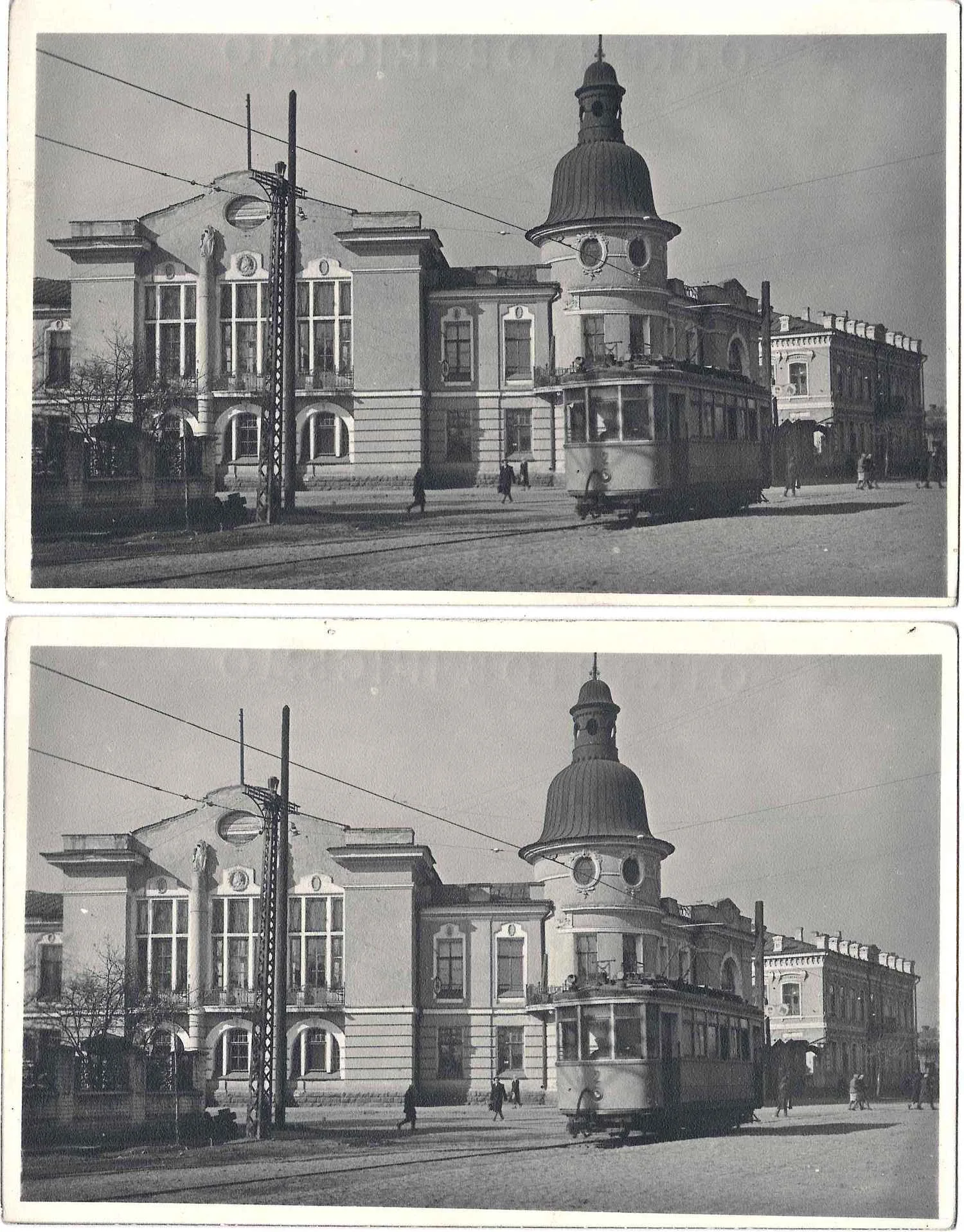 Иркутск. 2 фотооткрытки (одно издание) «Улица Ленина». Издание ОДО, 1930-е годы.