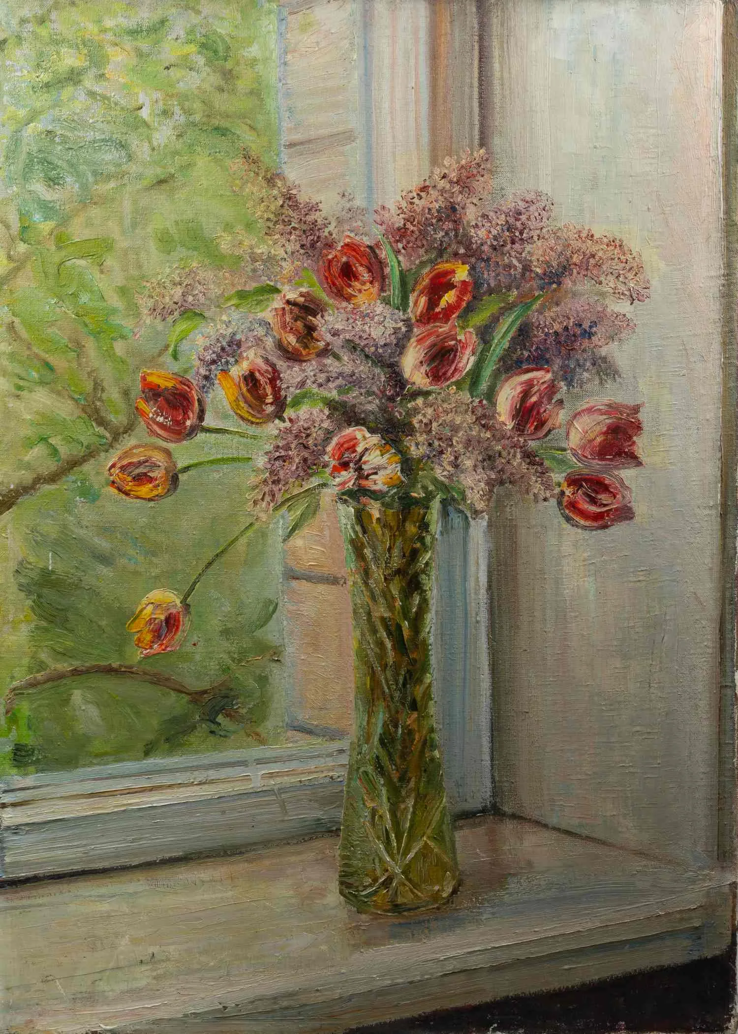 Батиевский Юрий Павлович. Весенние цветы. 1974.