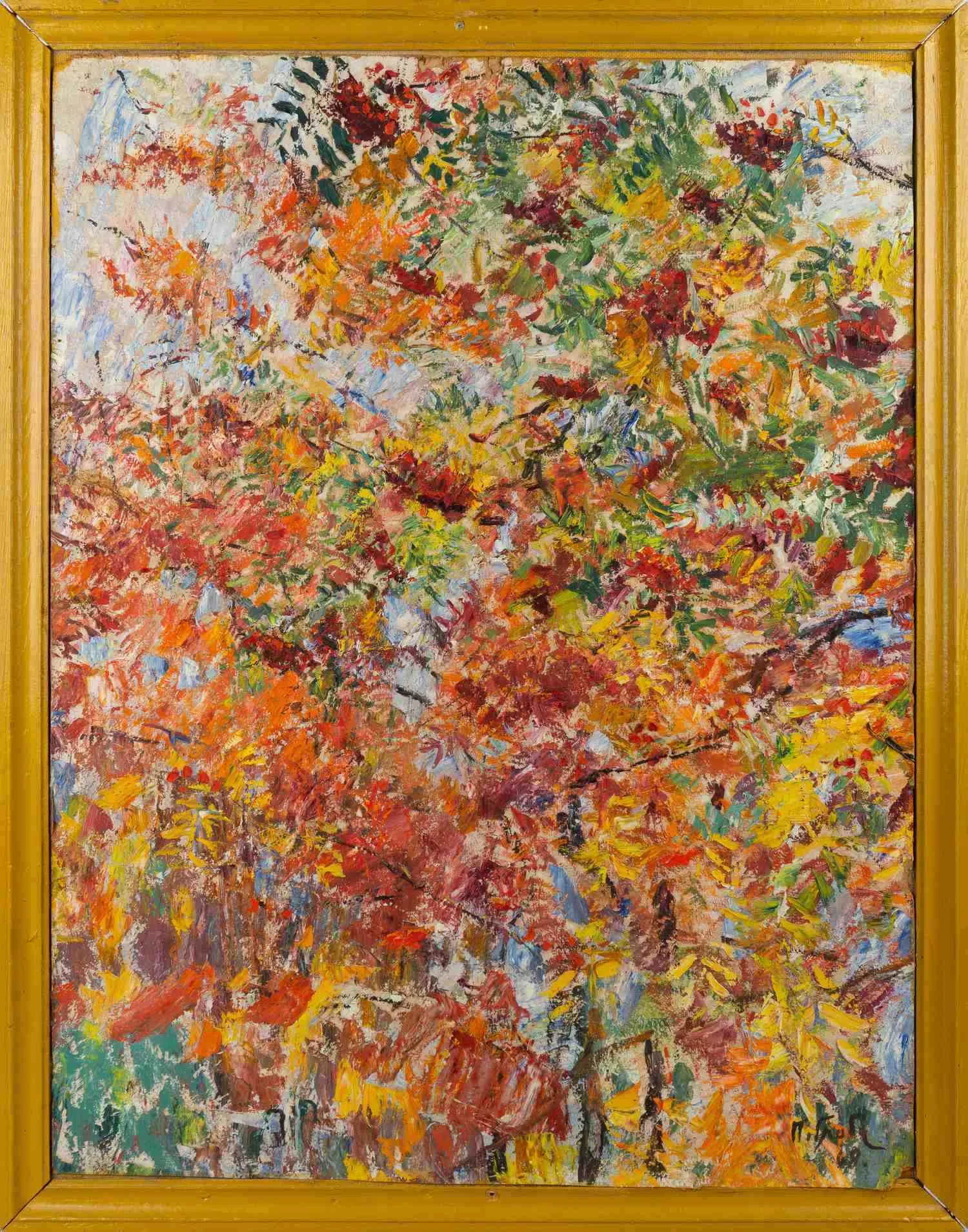 Глоба Павел Филиппович. Костры рябин. 1968.