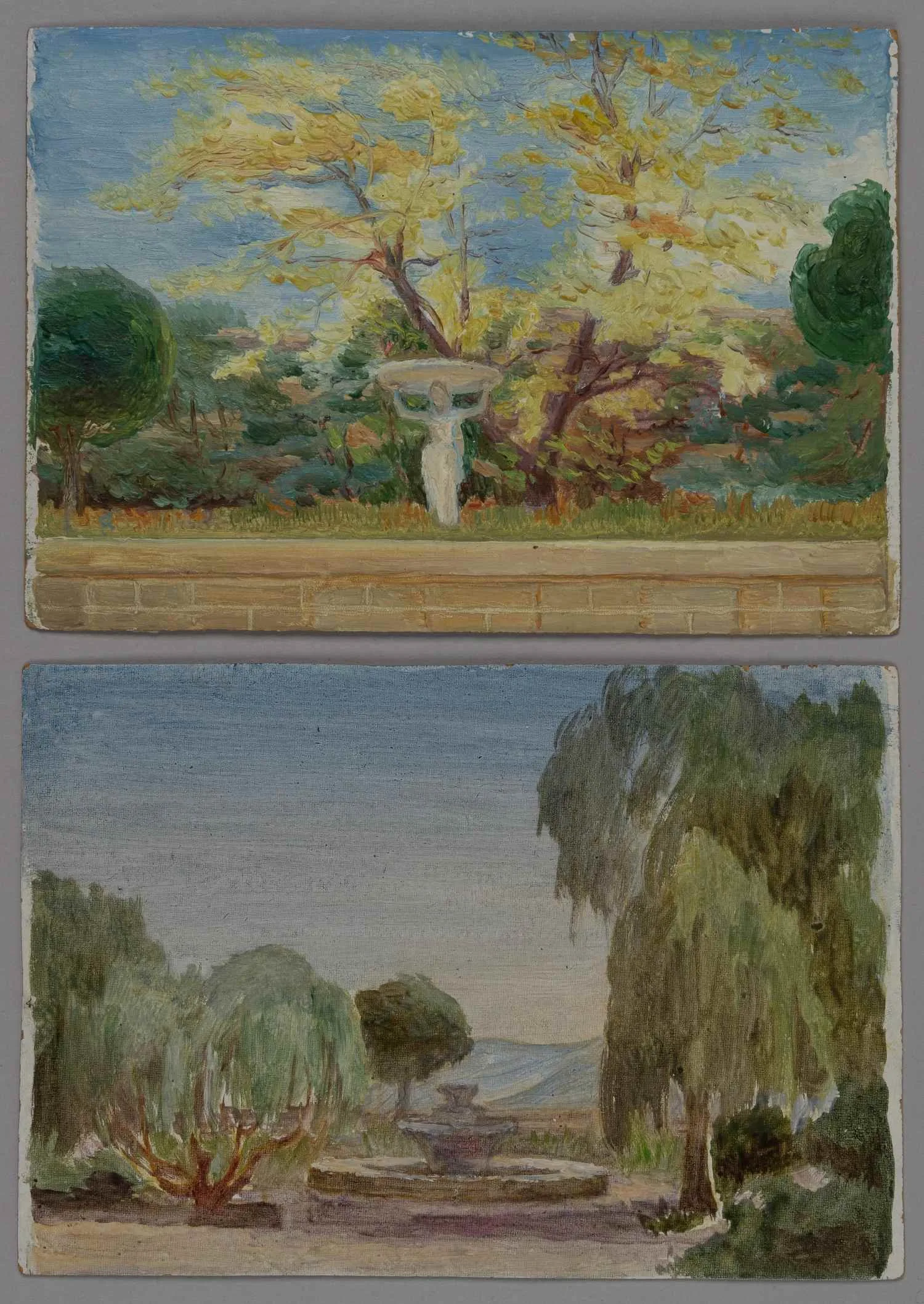 Ламцова Марина Сергеевна. Парные работы. Кисловодск. 1950-е годы.
