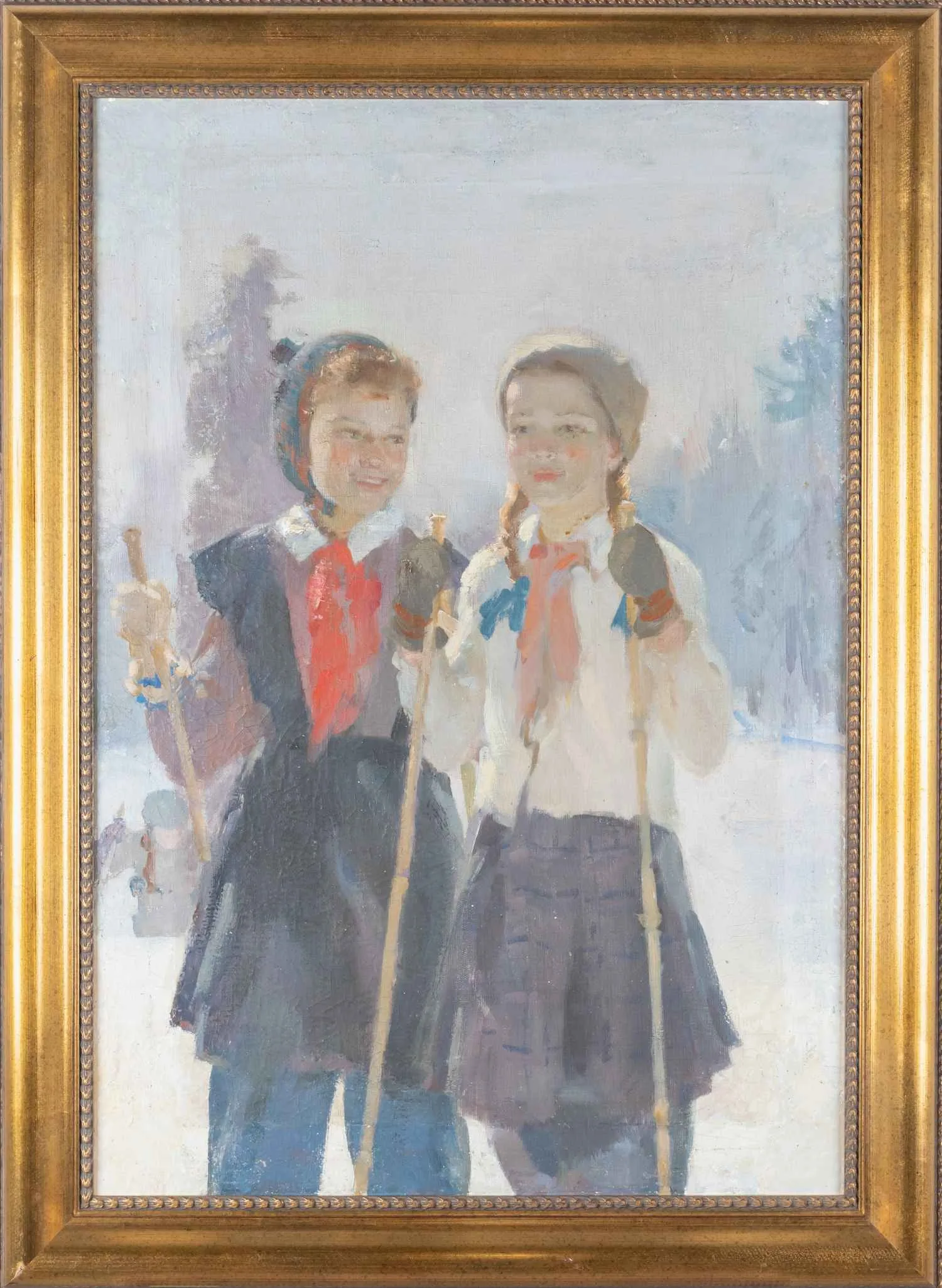 Григорьев Сергей Александрович. Пионерки. Конец 1950-х