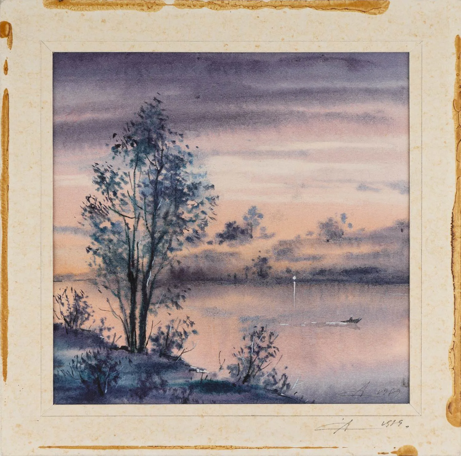 Симонов Андрей. Залив. 1989.