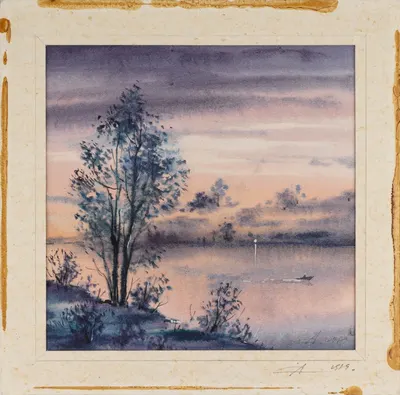 Симонов Андрей. Залив. 1989.