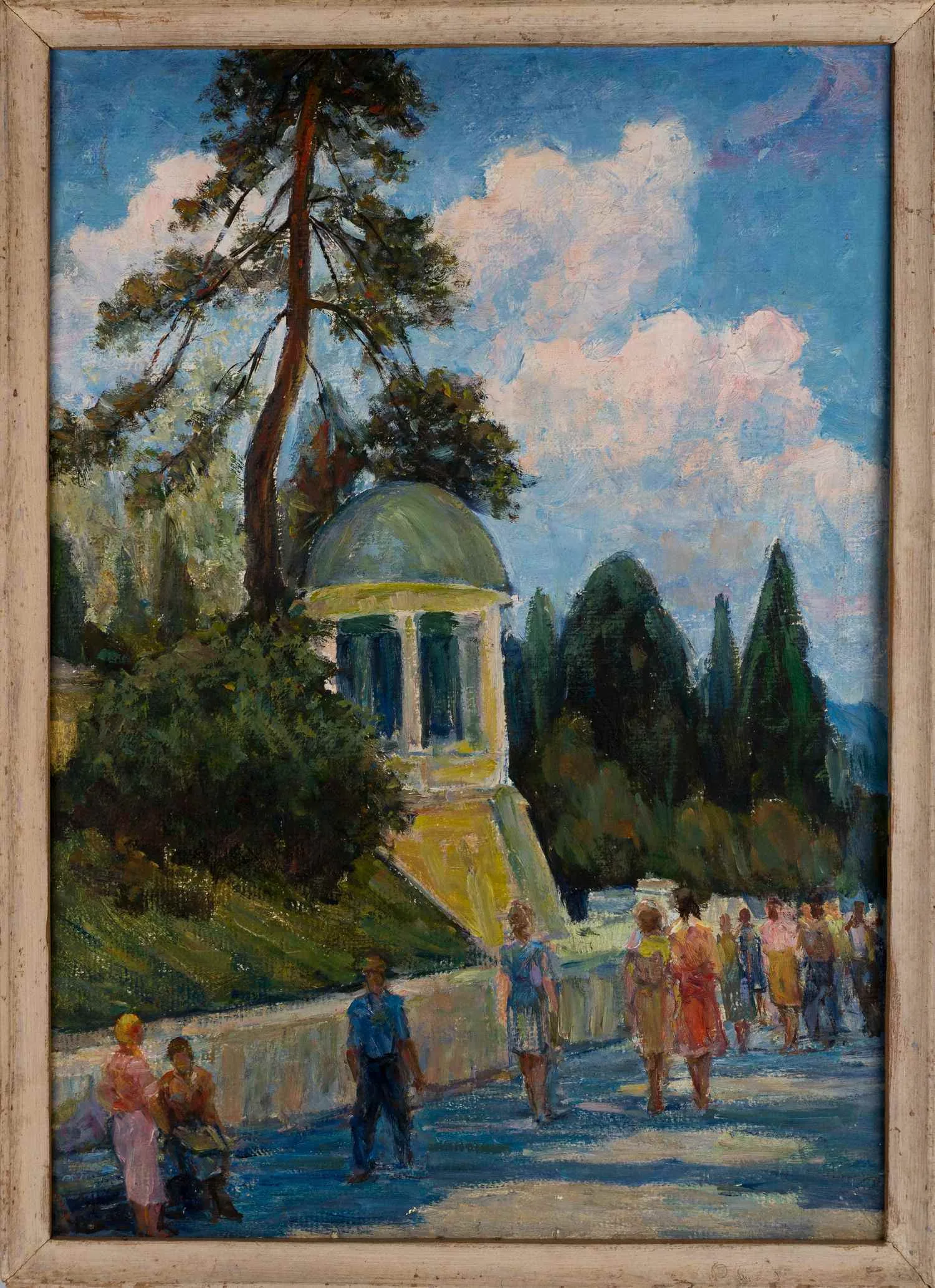 Антипов Николай Григорьевич. Набережная в Сочи. 1970.