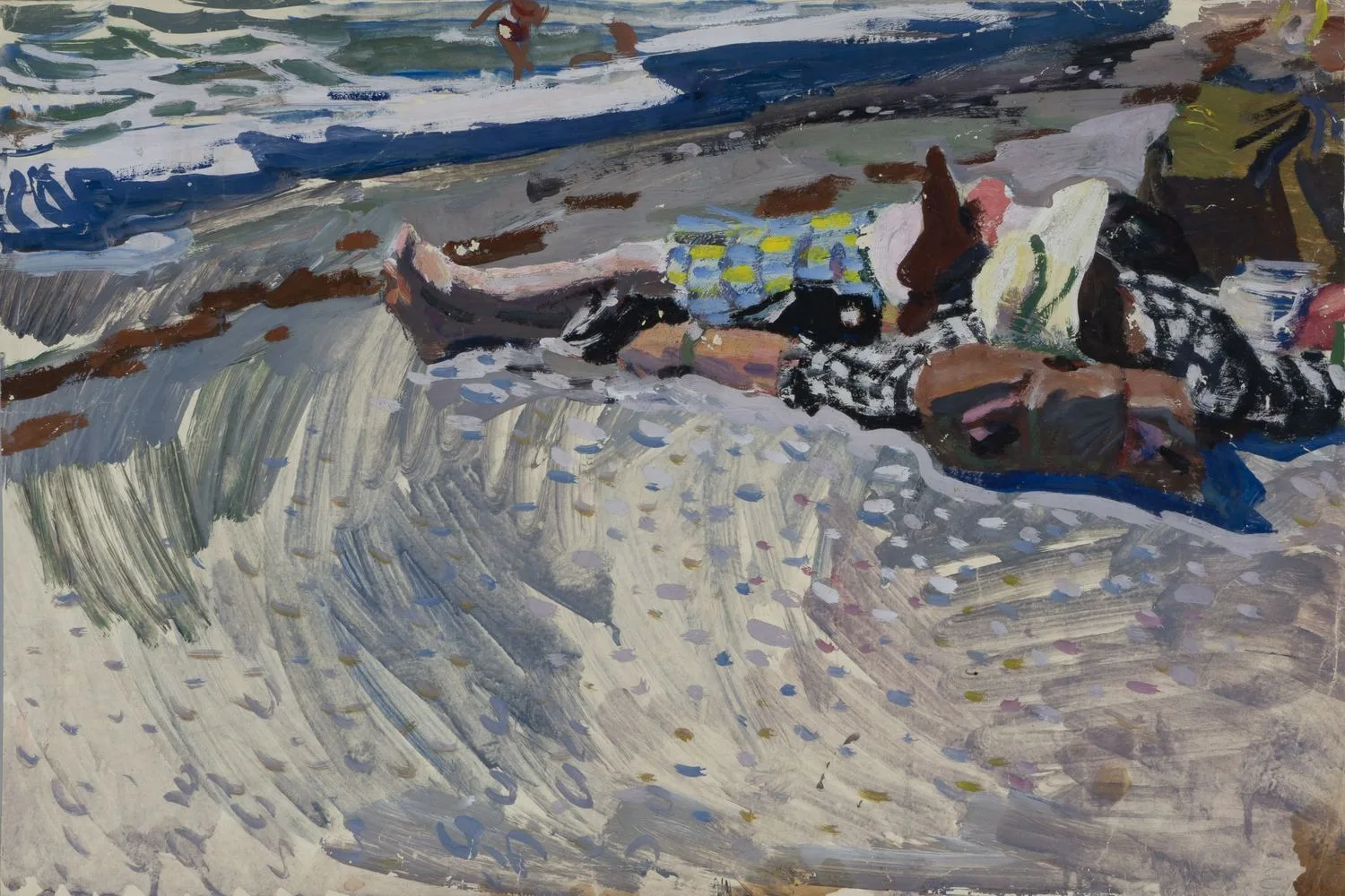 Алексеев Адольф Евгеньевич. Пляж (Крым). 1963.