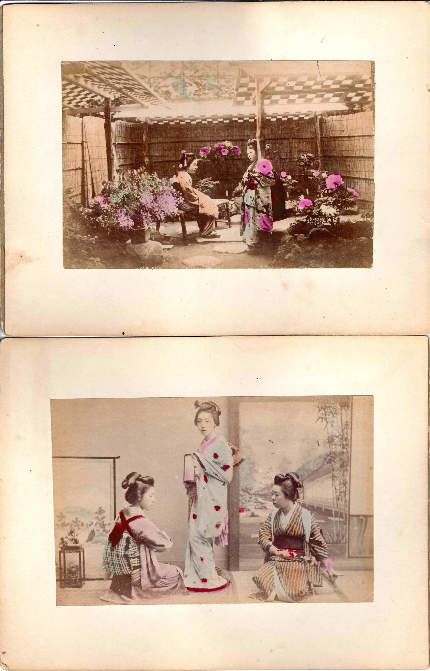 8 фотографий «Японские женщины». Начало XX века.