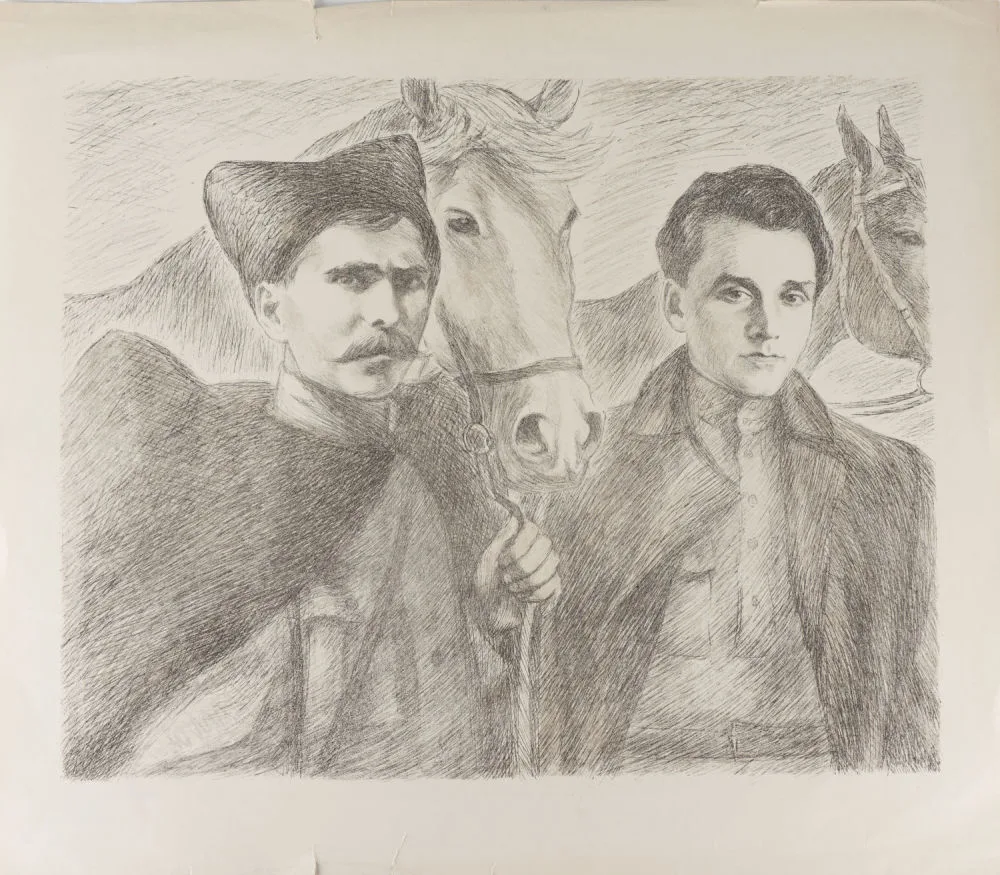 Дехтерева Татьяна Александровна. В.И. Чапаев и Д.А. Фурманов. 1970-е годы.