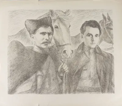 Дехтерева Татьяна Александровна. В.И. Чапаев и Д.А. Фурманов. 1970-е годы.