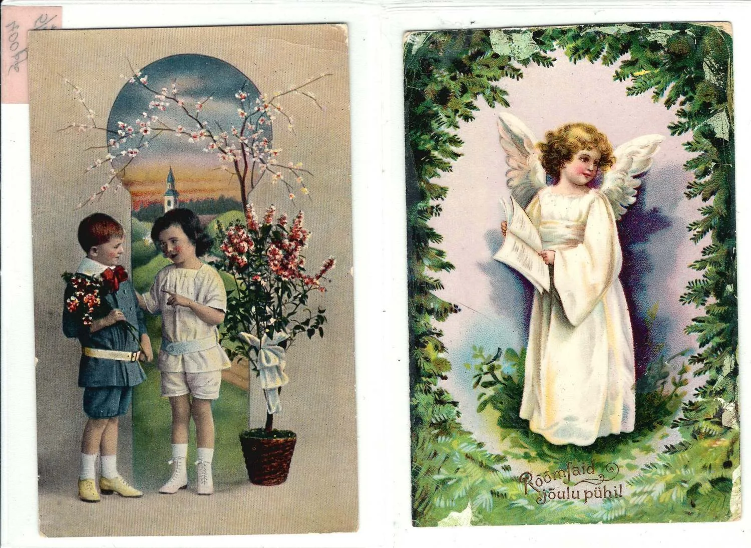 54 поздравительные открытки. Зап. Европа, первая половина XX века.