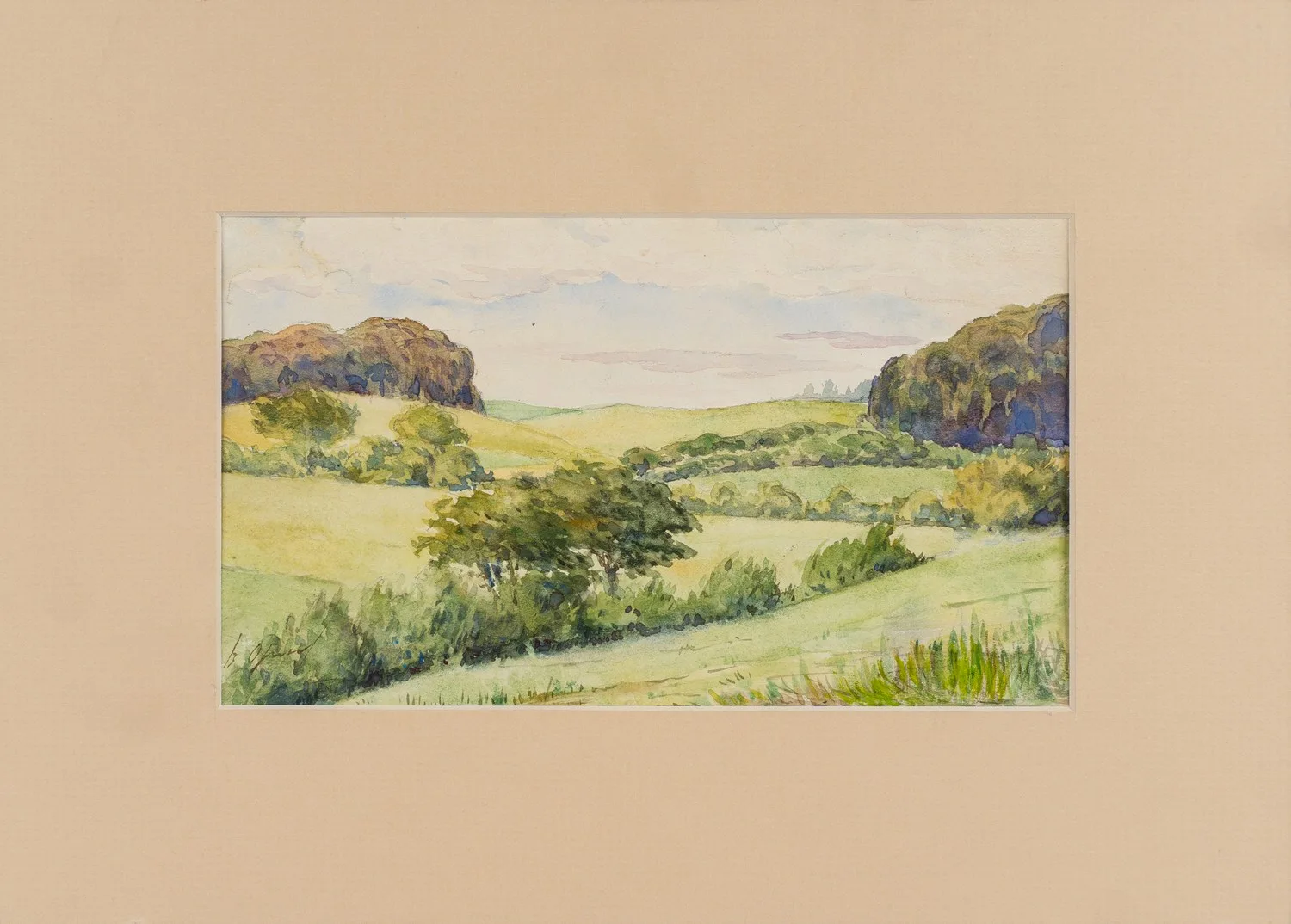 Орлов Василий Сергеевич. Лес и поле. 1950-е.
