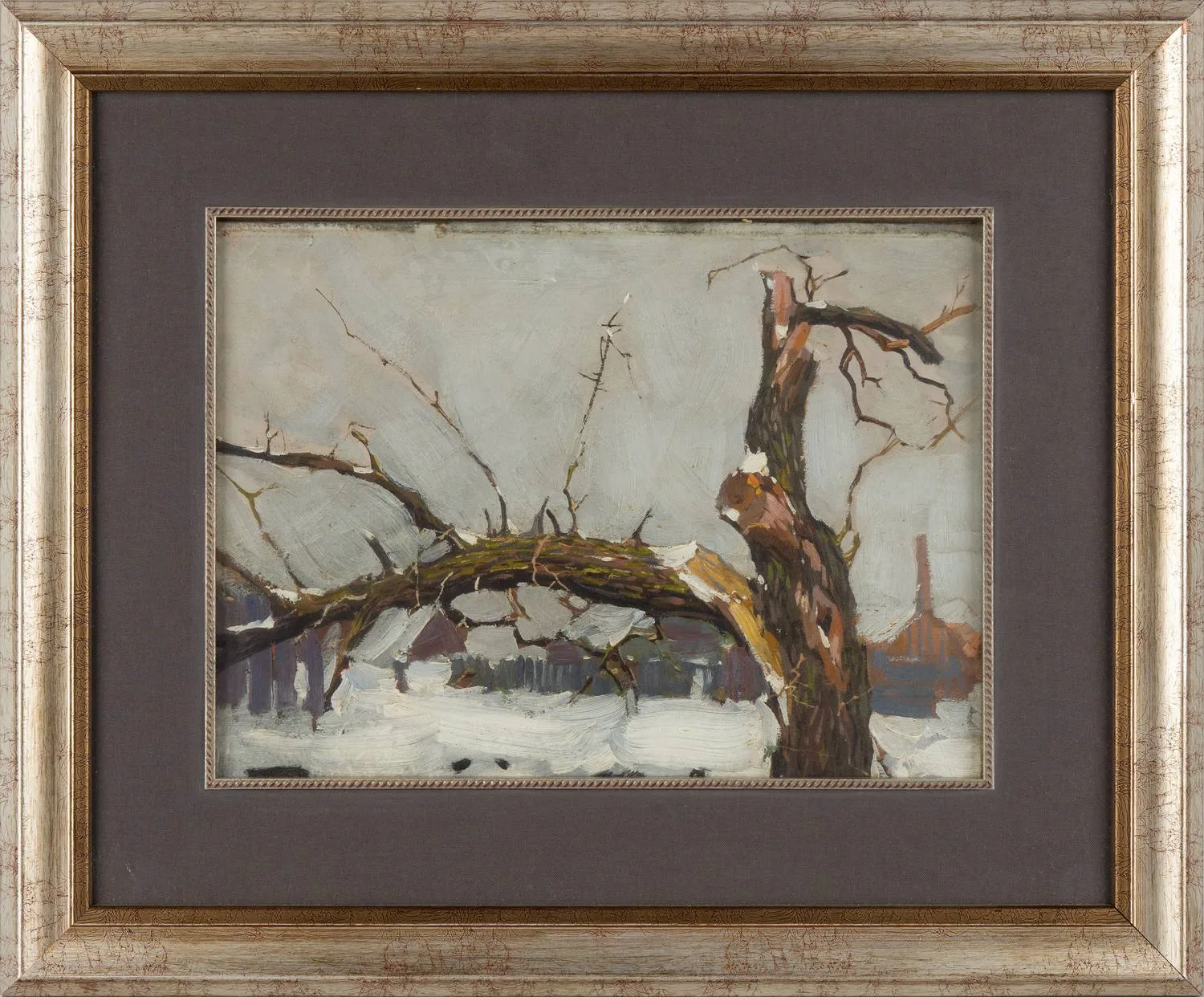 Гужавин Михаил Маркелович. Этюд с деревом. 1910-е годы.