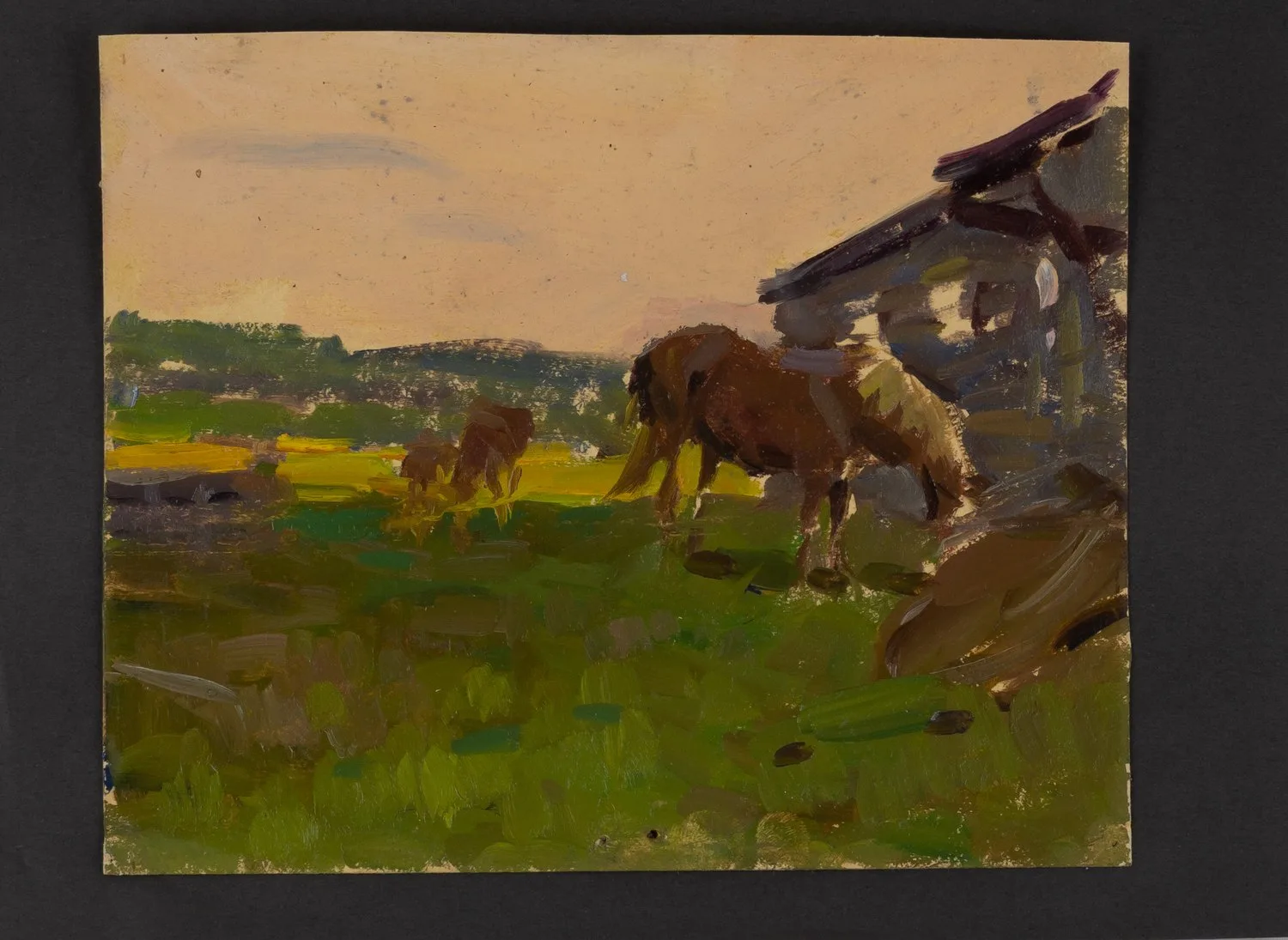 Алексеев Адольф Евгеньевич. Закат. 1958.