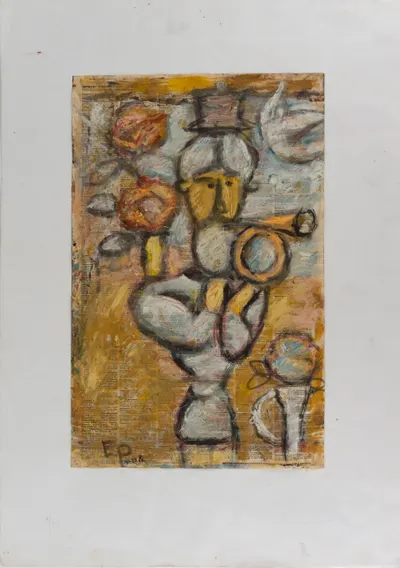 Расторгуев Евгений Анатольевич. Дядя Вася с цветами. 2008.