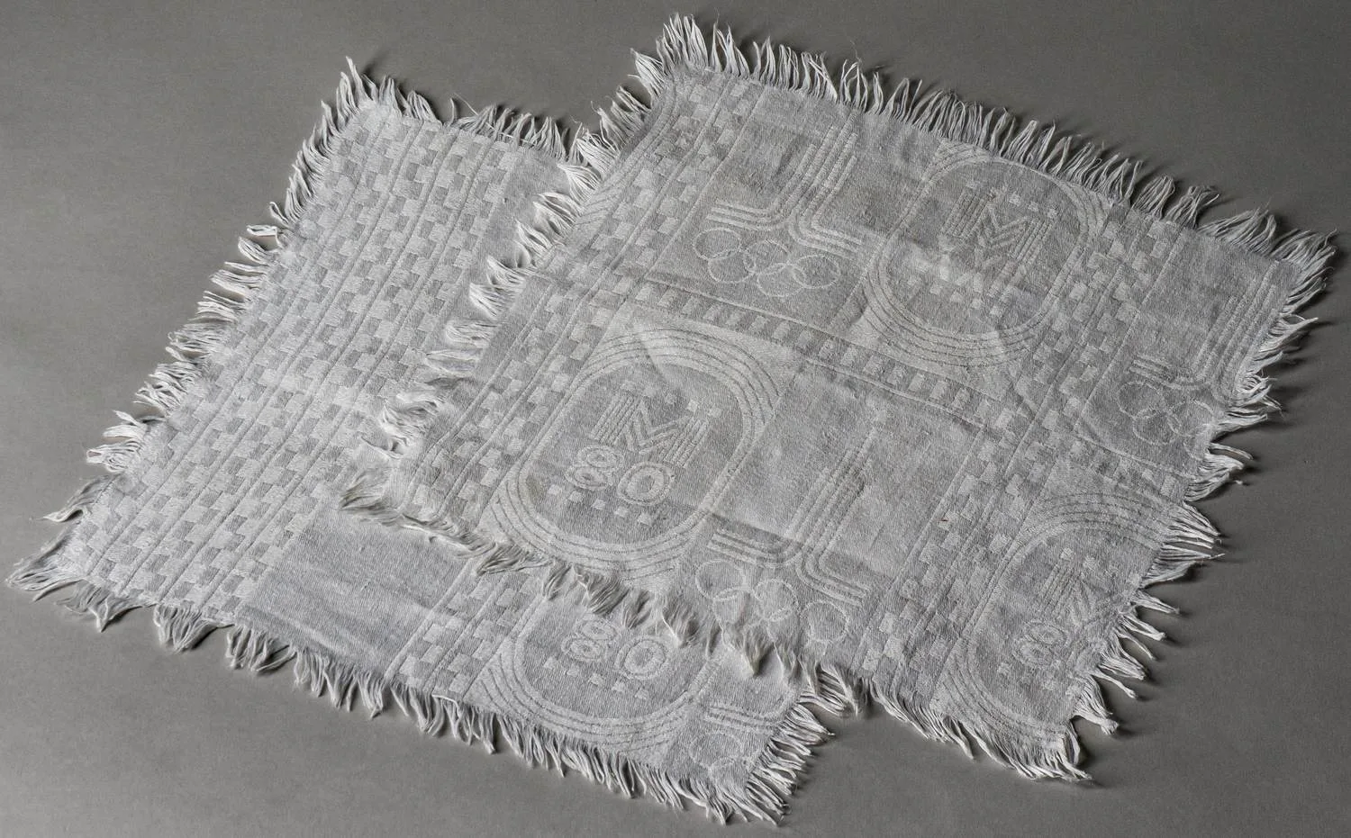Две салфетки "Олимпиада-80". СССР, 1980.