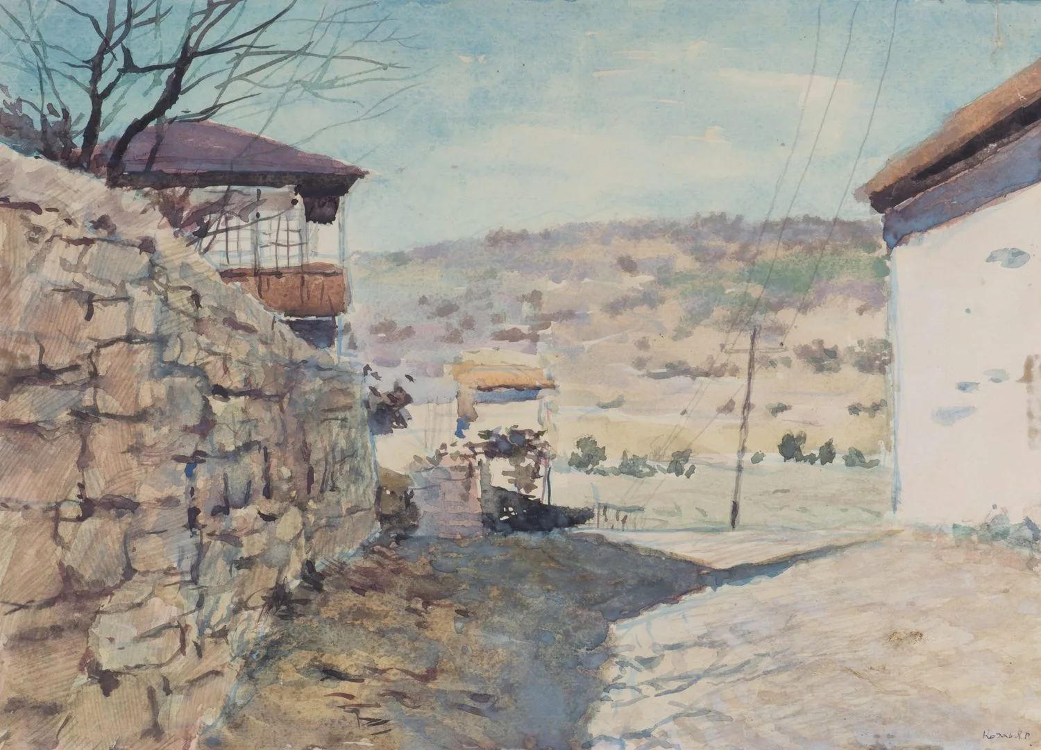 Коган Яков Робертович. Татарский поселок Малорченское. 1969.