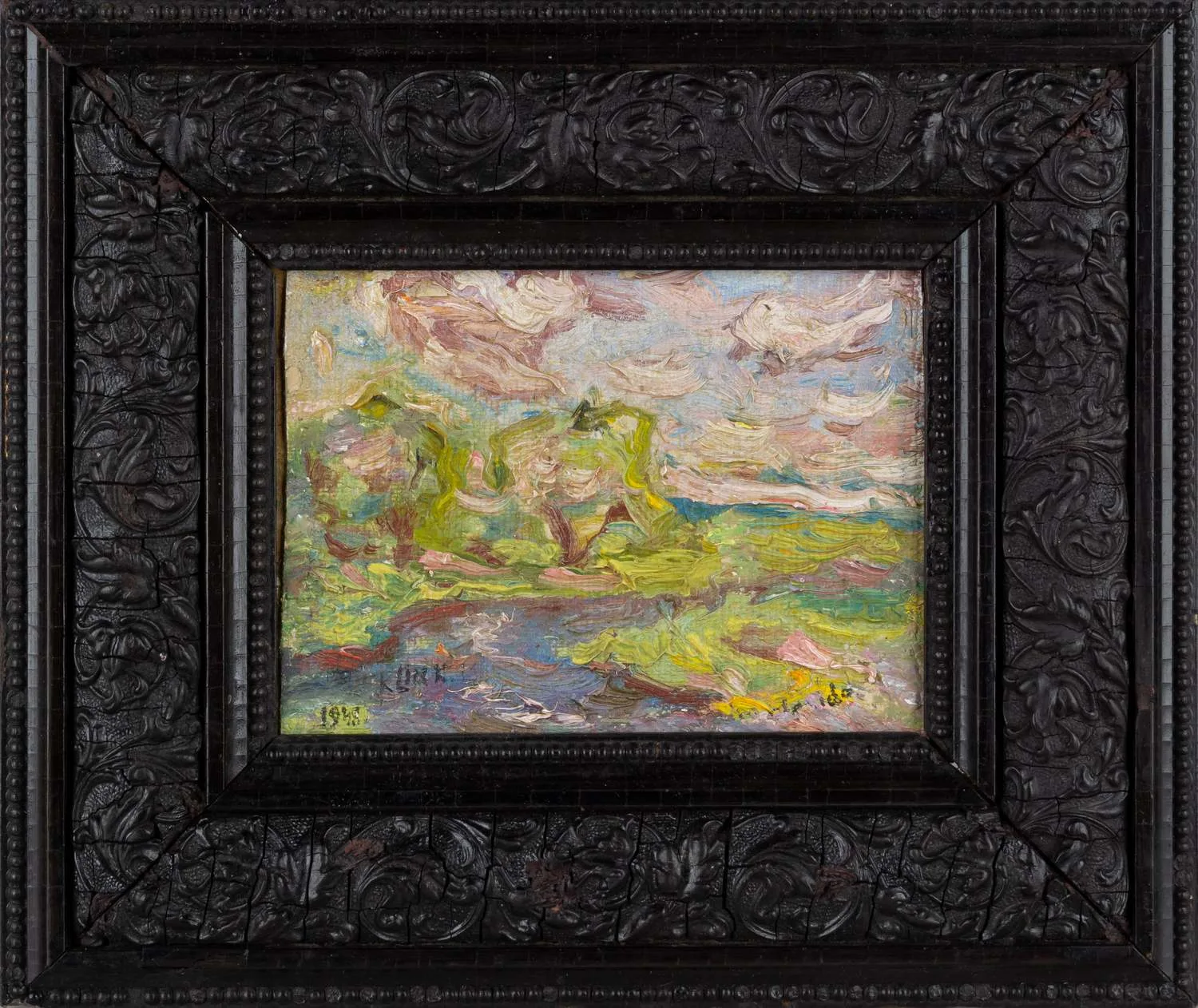 Неизвестный художник. Пейзаж. 1948.