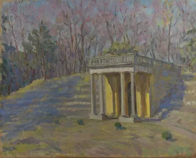 Марина Аллендорф. Грот в парке. Середина XX века