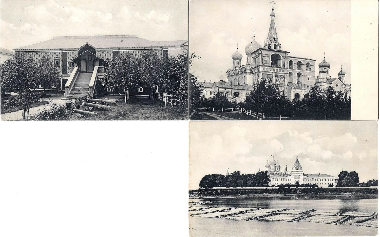 Кострома. 3 открытки «Ипатьевский монастырь». Издание М.П. Дмитриева, 1913.