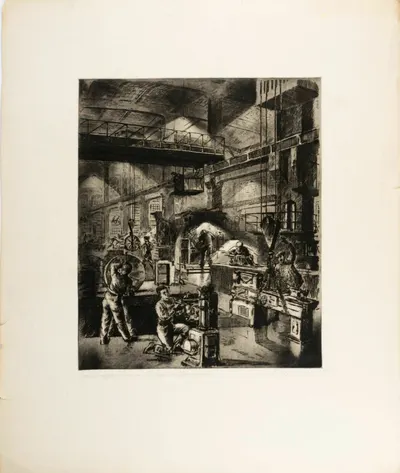 Морозов-Лас Алексей Николаевич. Завод «Красный пролетарий. 1935.
