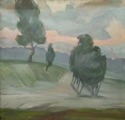 Попов Борис Никанорович (?). Поля. 1989.