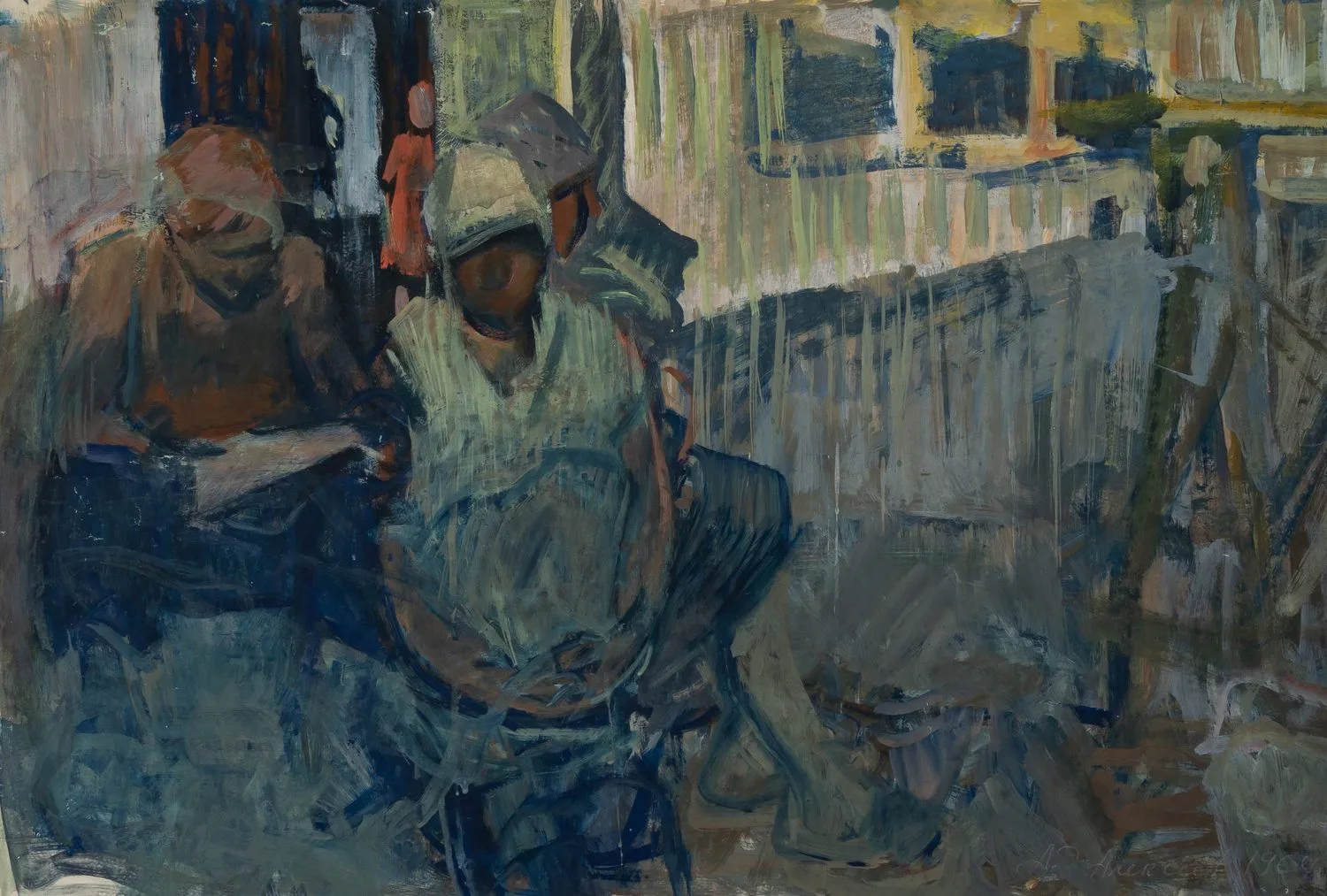 Алексеев Адольф Евгеньевич. Семья. Целина. 1974.