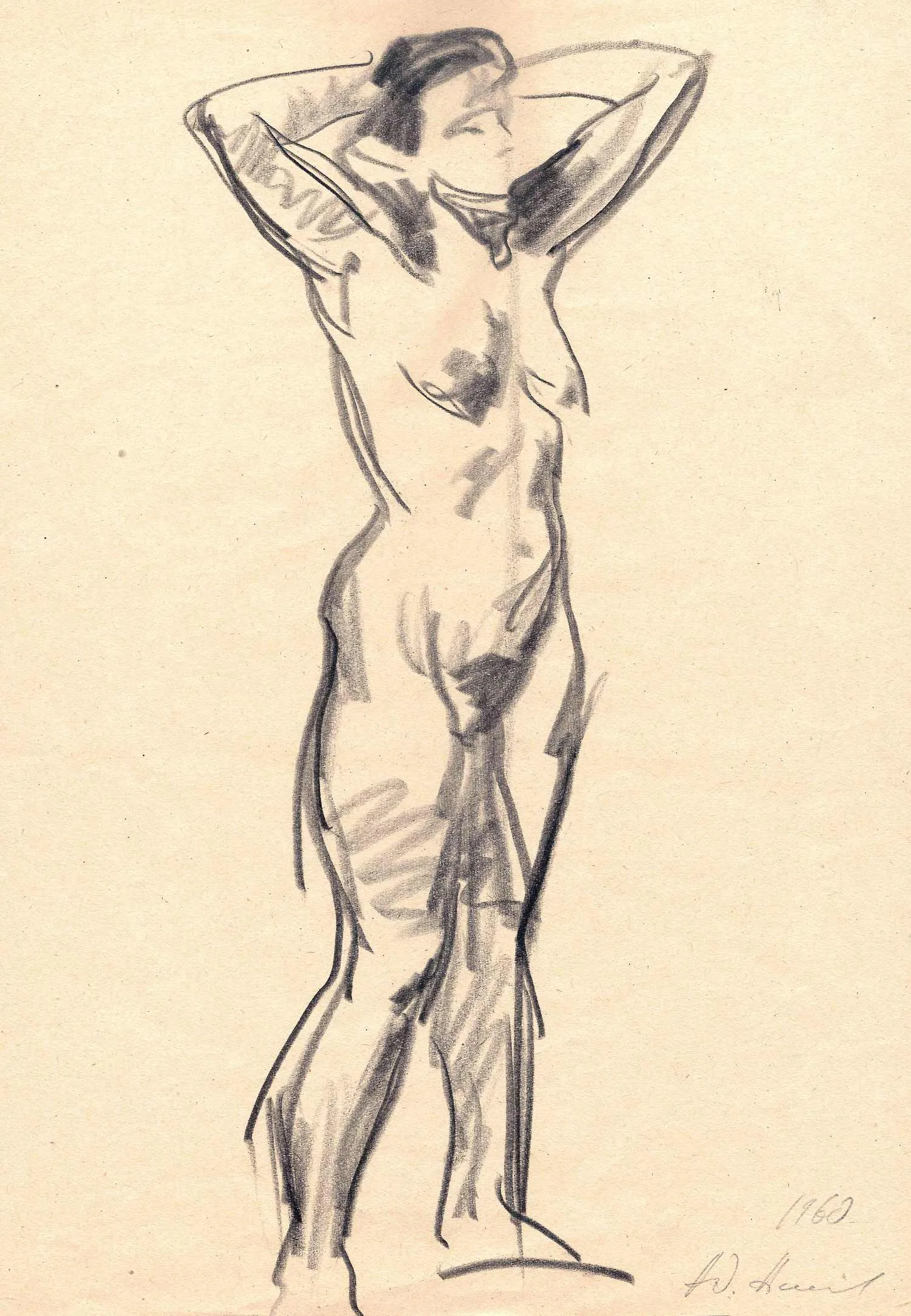Алексеев Адольф Евгеньевич. Модель. 1960.