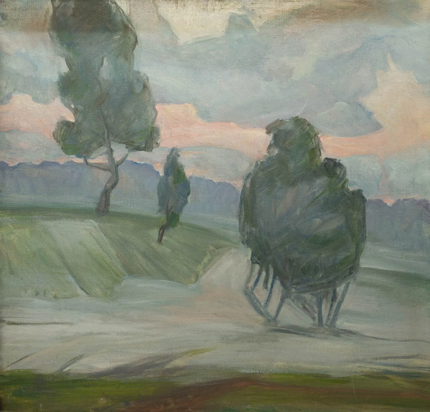 Попов Борис Никанорович. Поля. 1989.