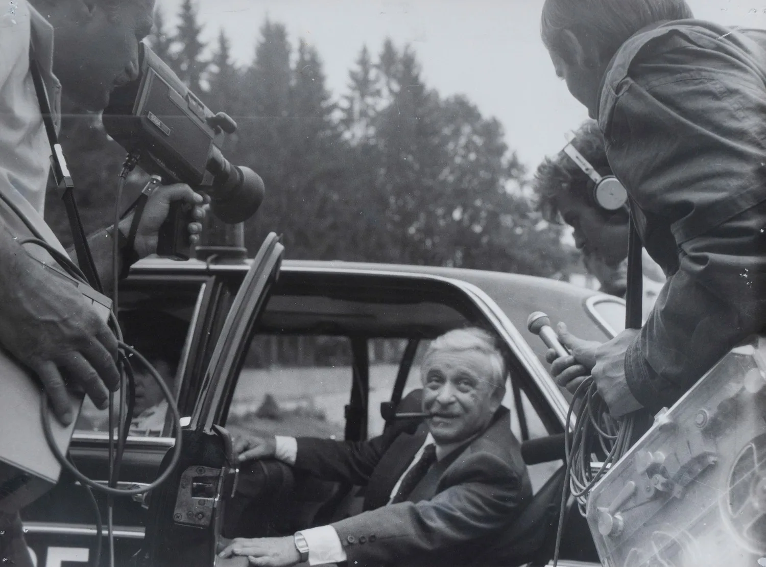 Крупноформатная фотография сцены фильма «Соучастие в убийстве». 1985.