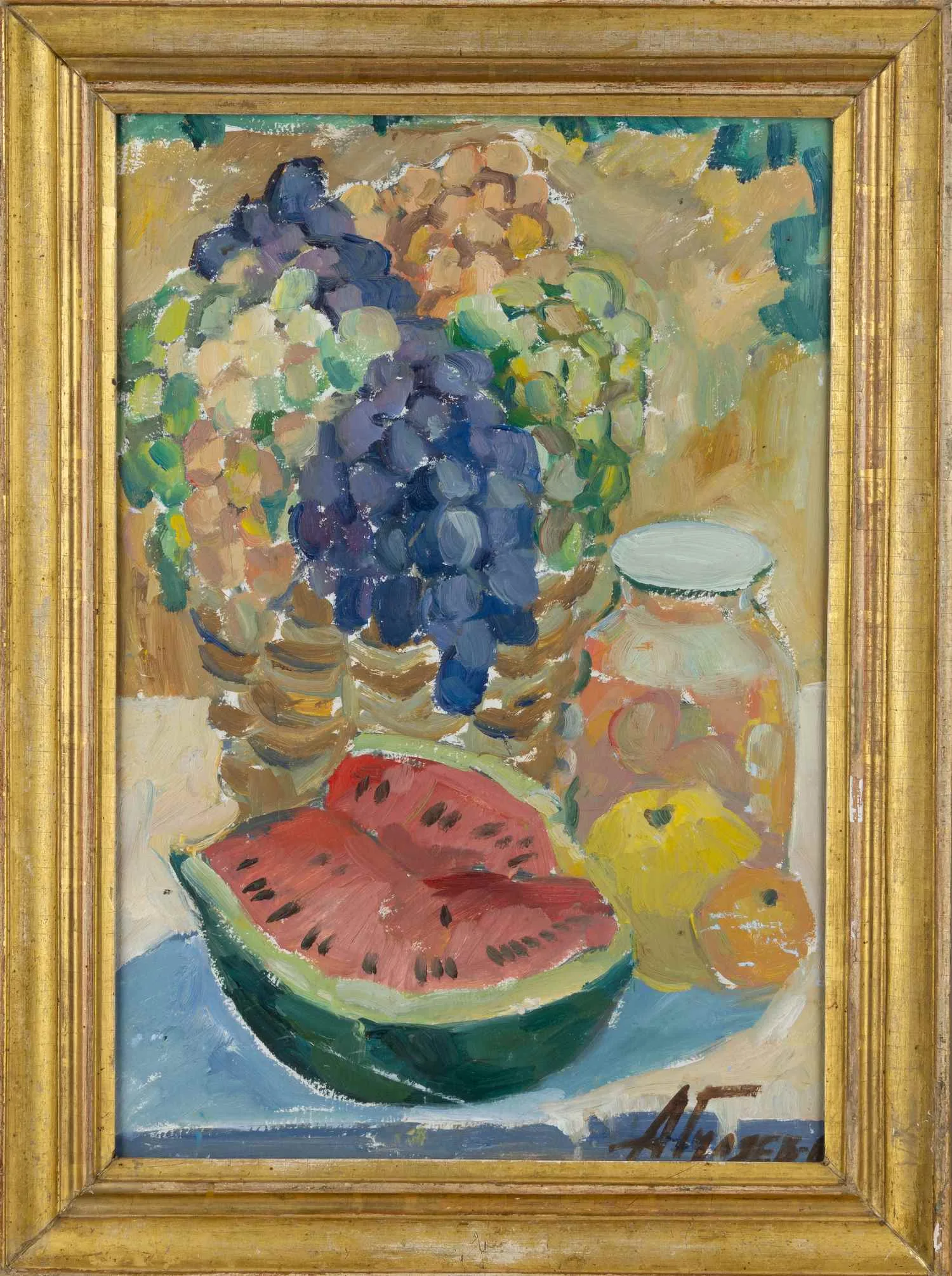Гуляев Александр Георгиевич. Ташкентский натюрморт. 1966.