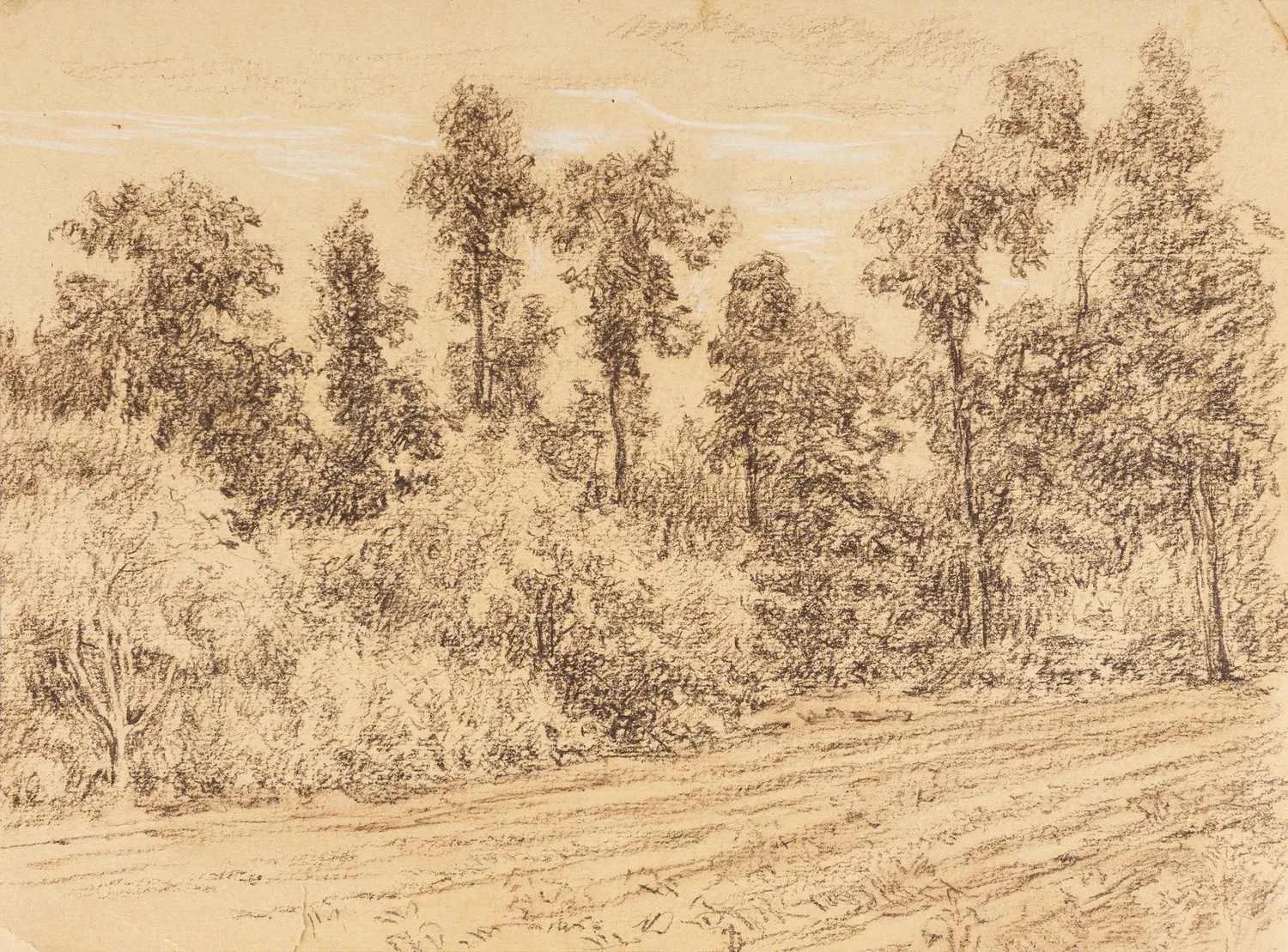 Морозов Константин Феофанович. Опушка леса. 1970-е.
