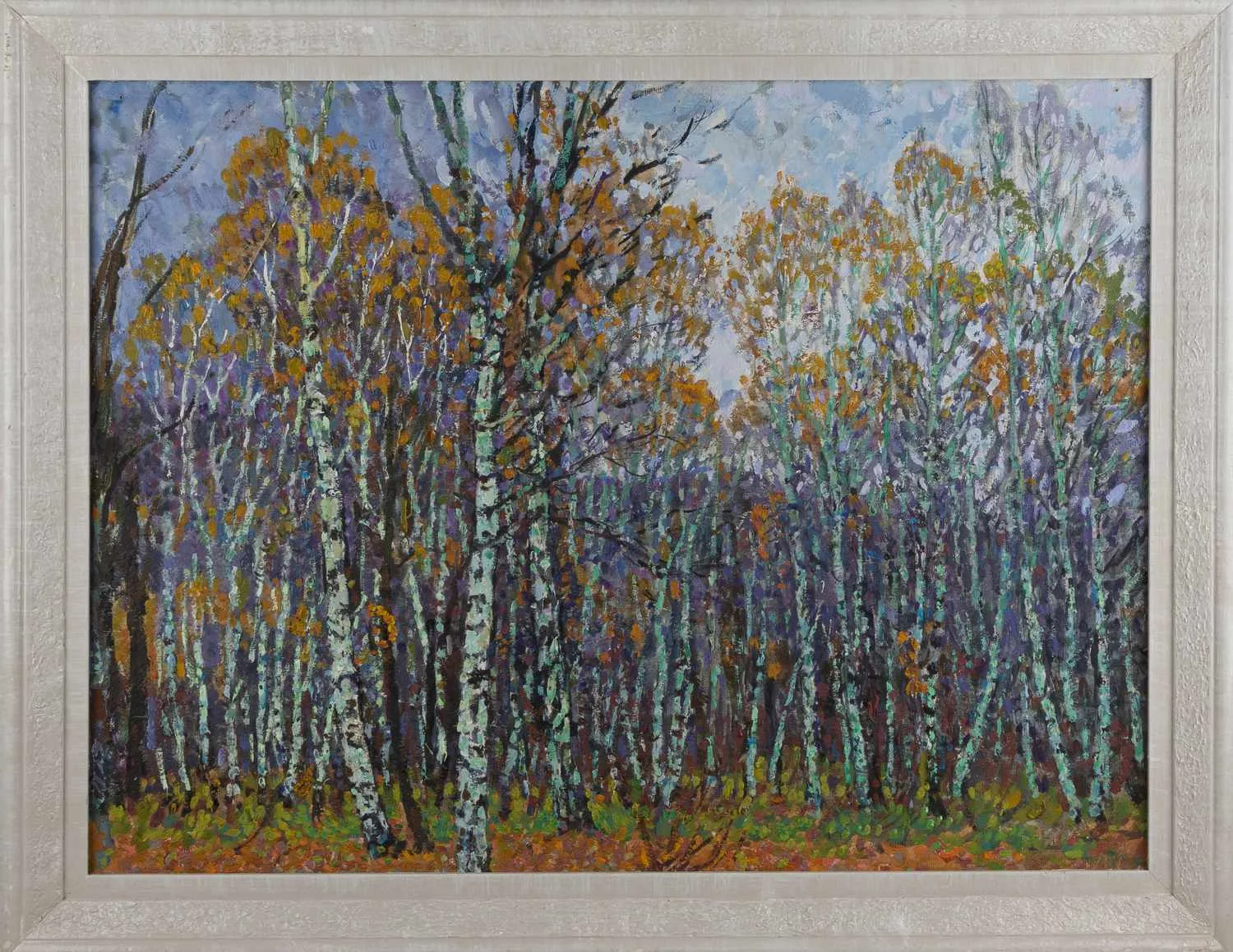 Комиссаров Иван Еремеевич. В березовой роще. 1990.