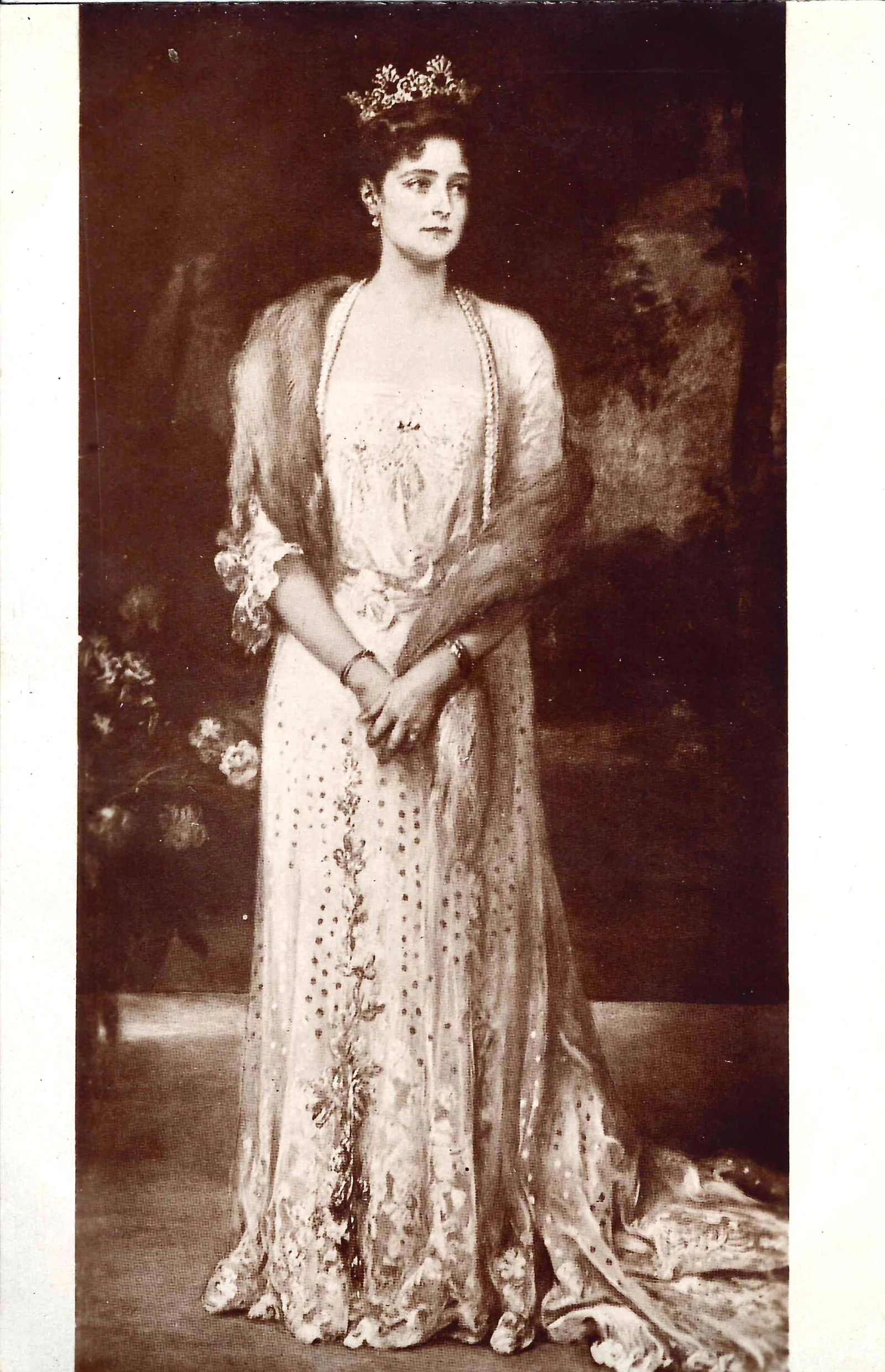 Открытка «Портрет императрицы Александры Фёдоровны». 1920-е годы.