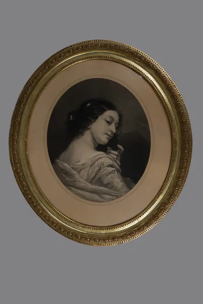 Портрет знатной дамы. Середина XIX века.