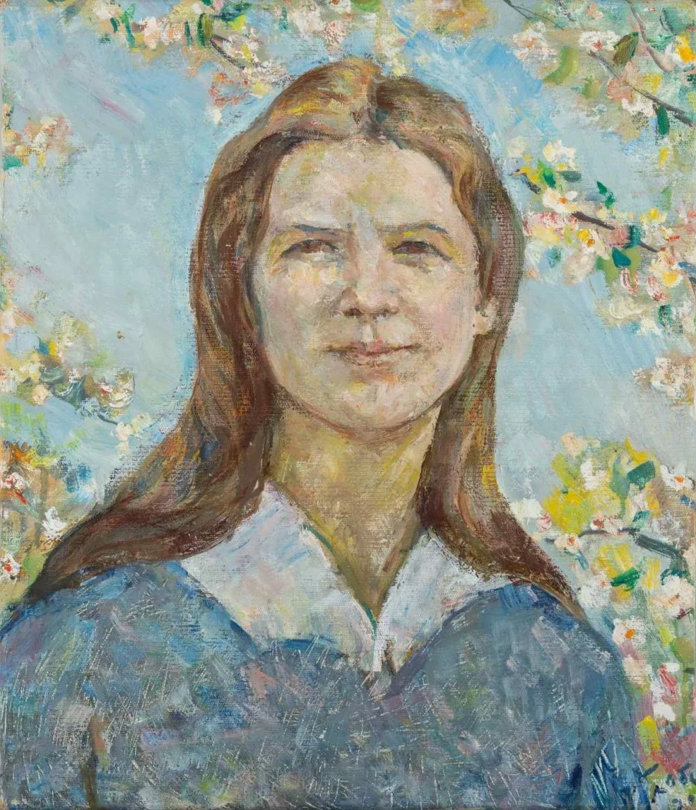 Глоба Павел Филиппович. Портрет Людмилы Сергеевны. 1979.