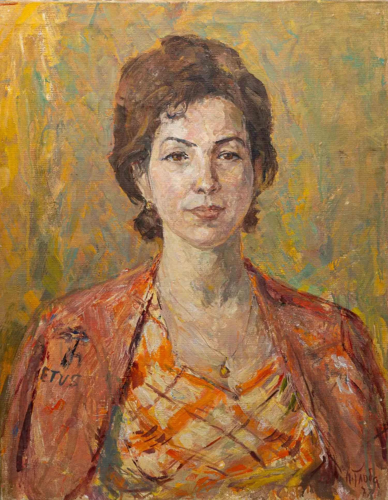 Глоба Павел Филиппович. Портрет Людмилы Кориной. 1977.