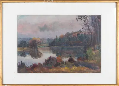 Смолин Пётр Иванович. Поздняя осень. 1960