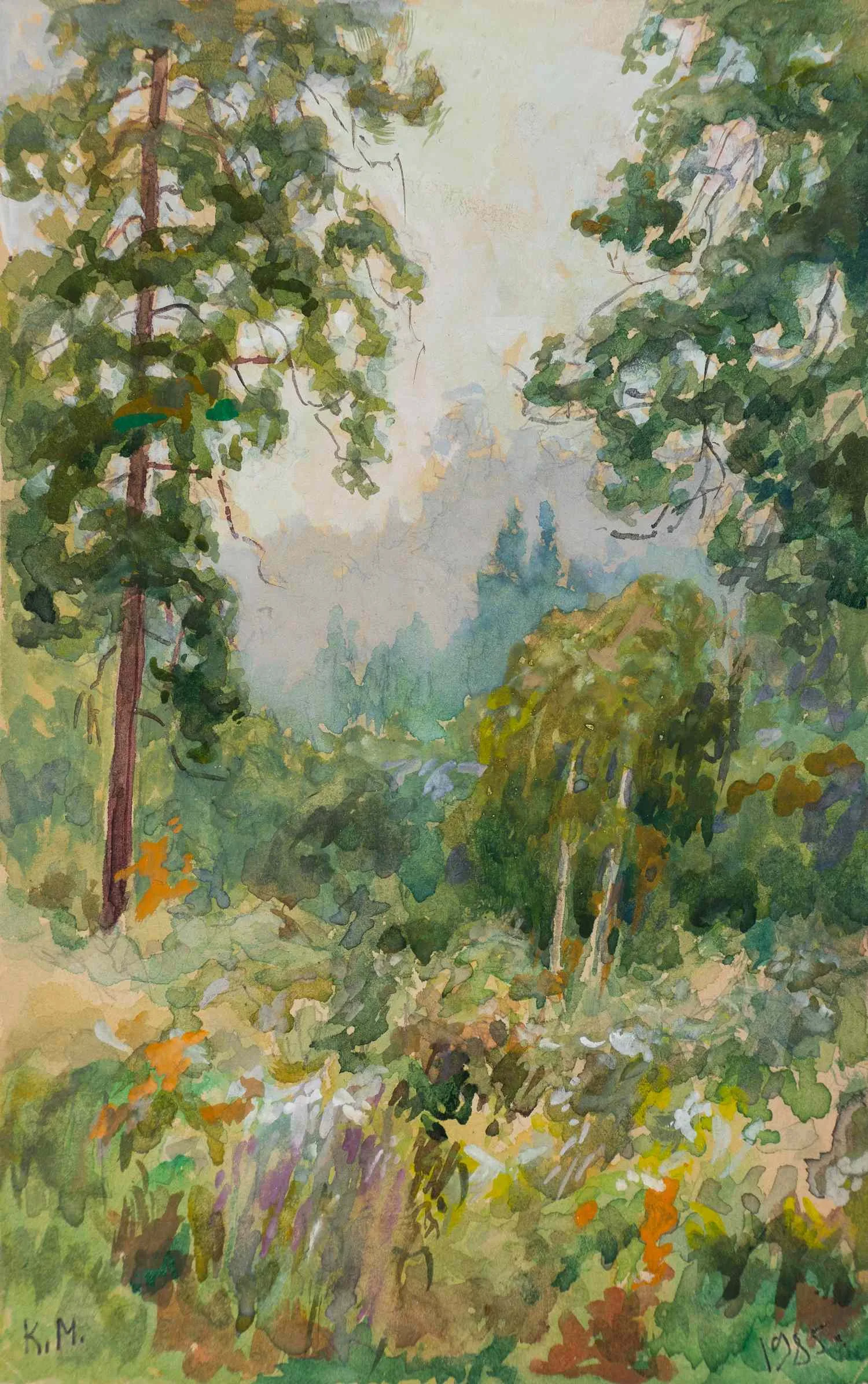 Морозов Константин Феофанович. Полесье. 1985.