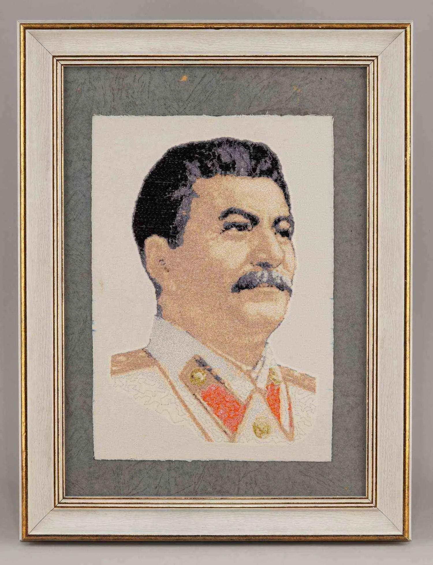 Вышивка «Портрет И.В. Сталина». 1950-е годы.