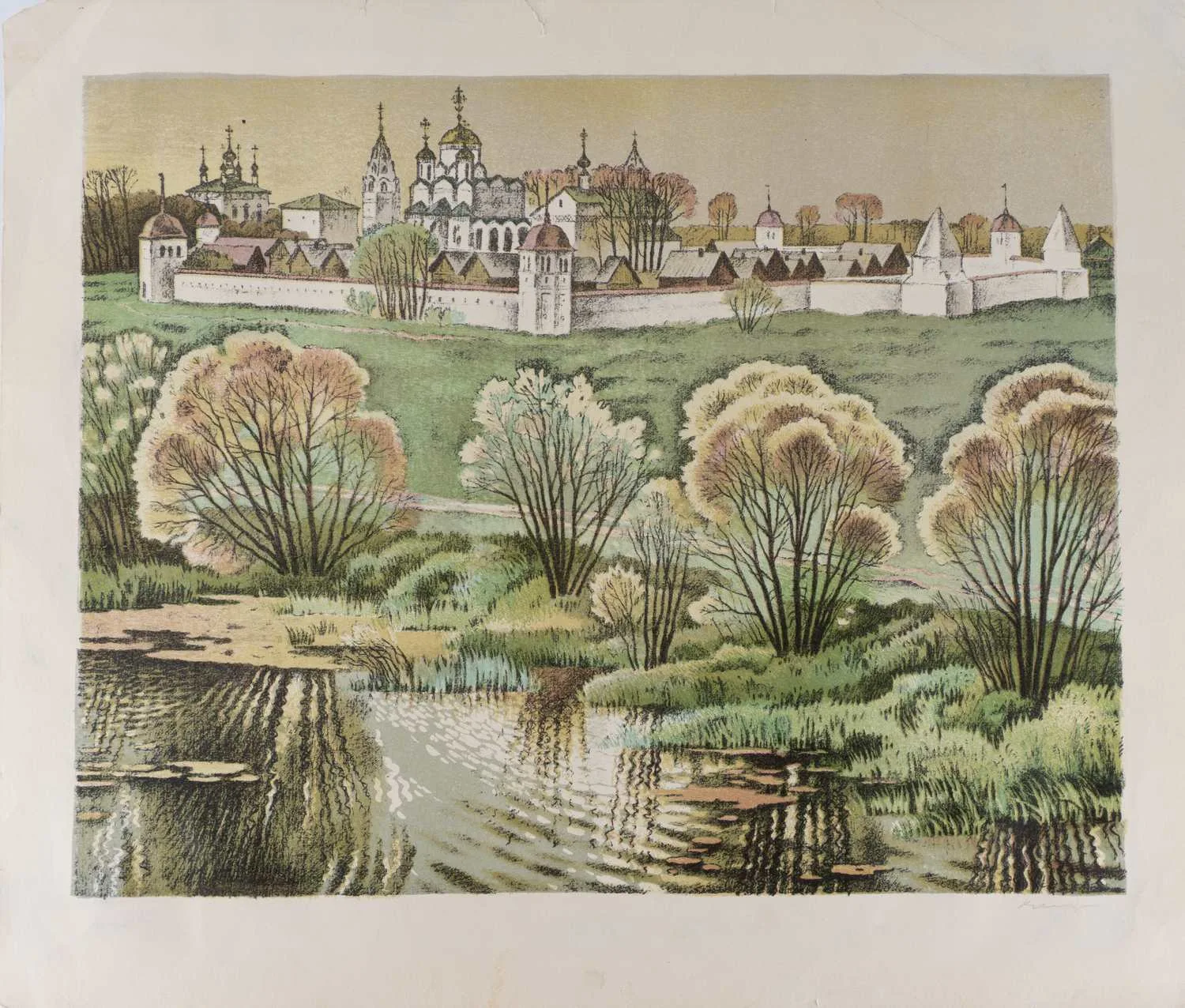Смирнов Вячеслав Семенович. Суздаль. 1992.