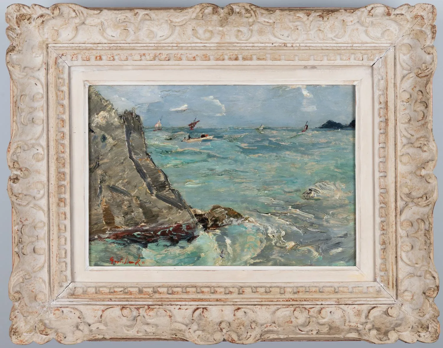 Грищенко Алексей Васильевич. Морской пейзаж. 1957
